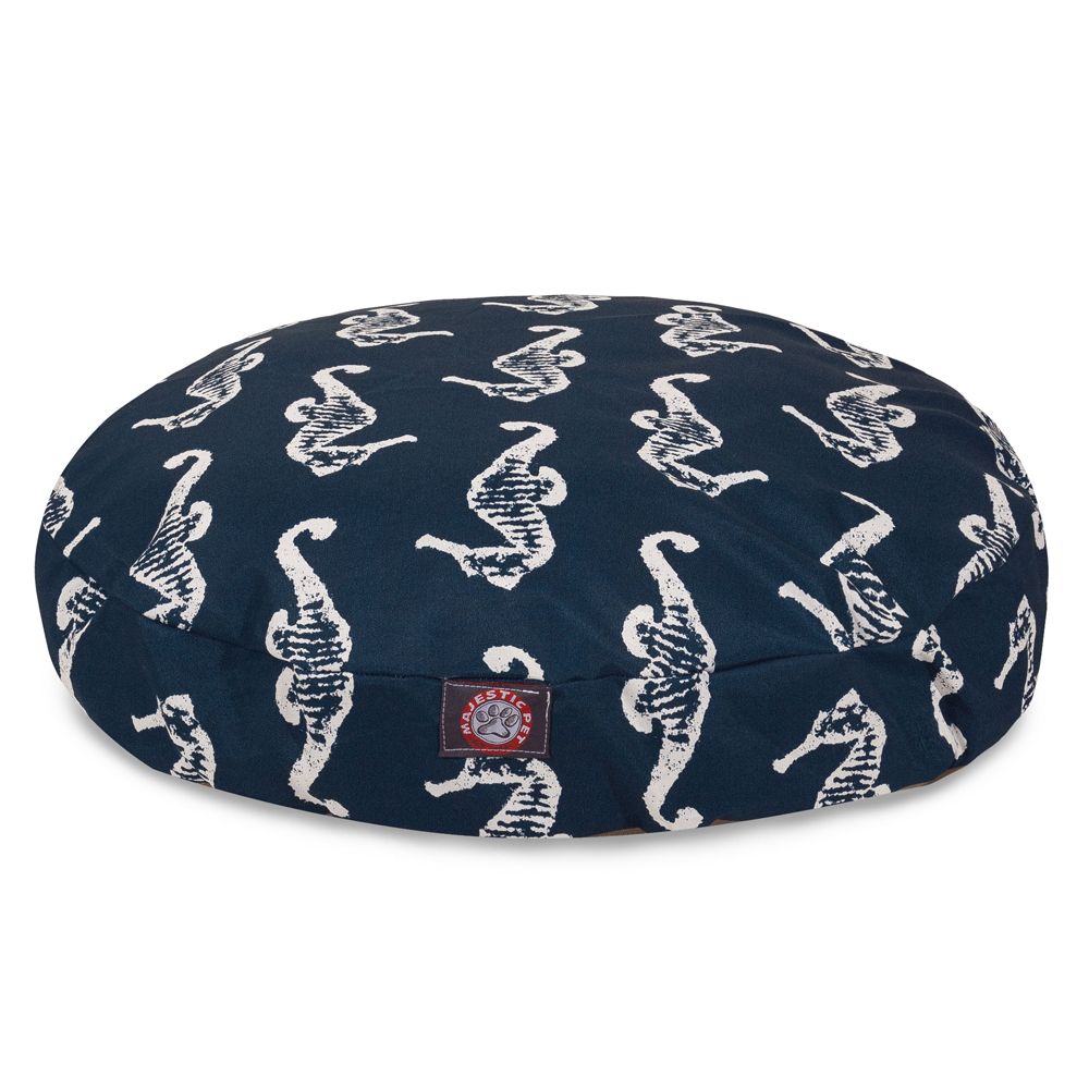 Majestic Pet Seahorse Round Indoor & Outdoor Dog Bed