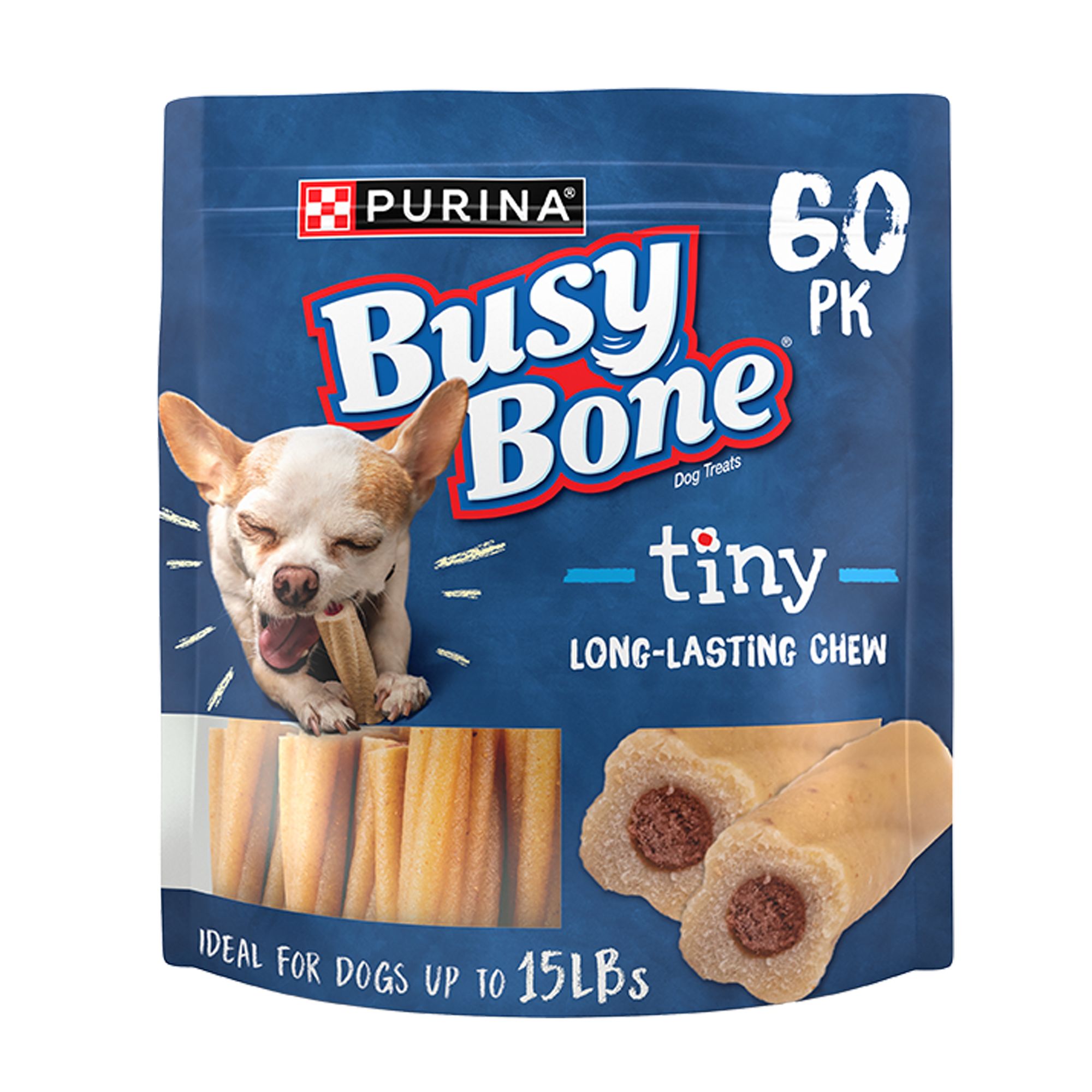 Busy Bone Orginal Tiny Long Lasting Chew Dog Treats 35.4 OZ