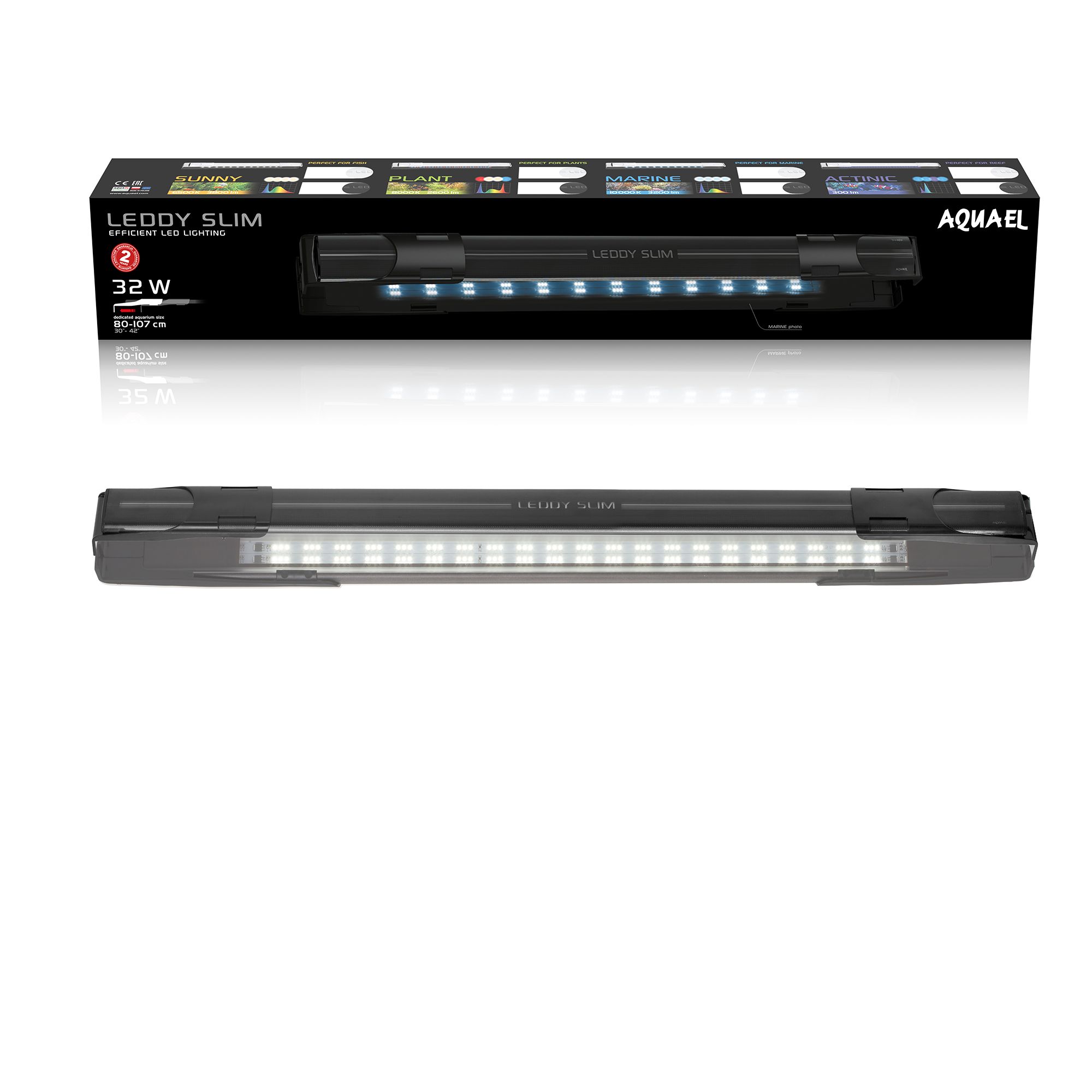 AquaEl Leddy Slim Sunny Lamp 32W - 40-48"