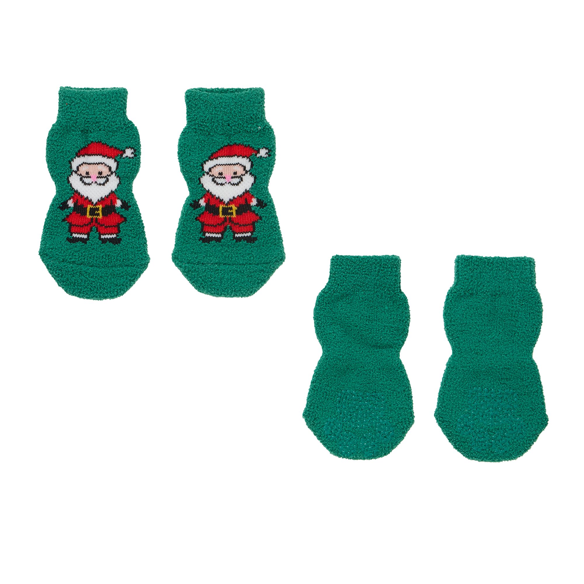 Merry & Bright® Santa Socks