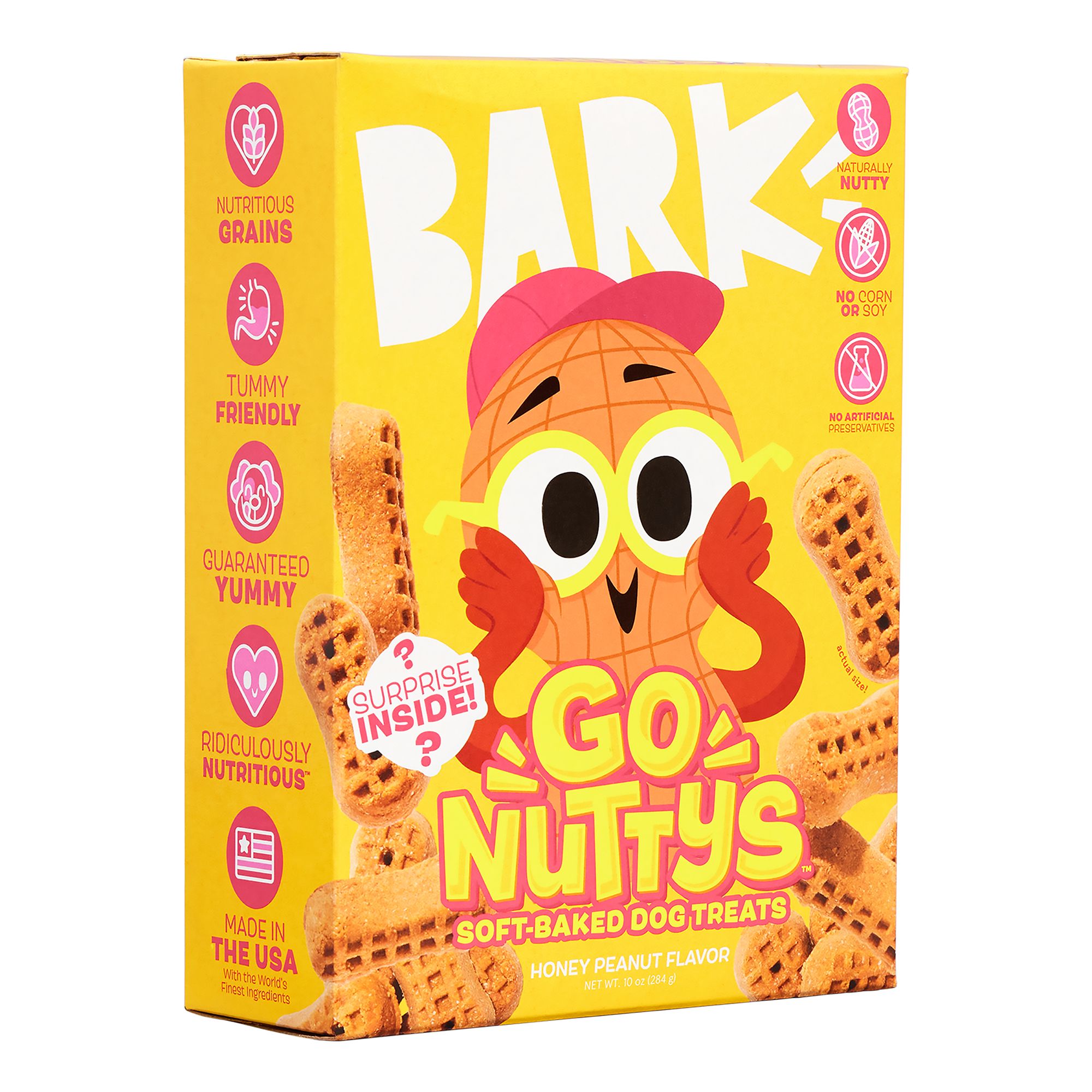 Bark Go Nutty Honey Peanut 12 OZ