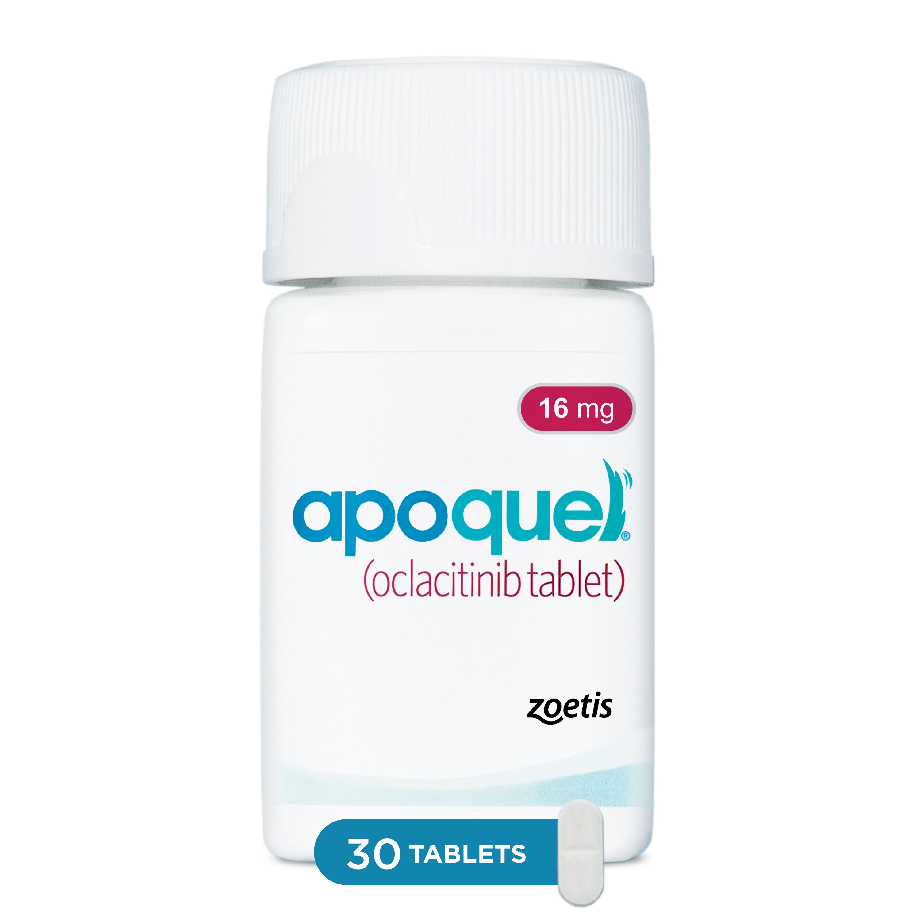 Apoquel Tablets for Dogs, 16 mg, 30 Tablets