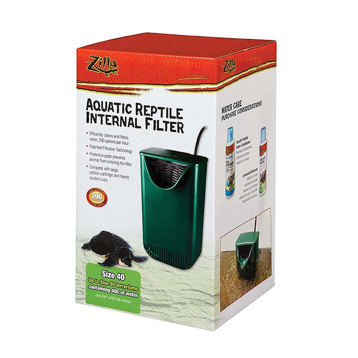 Zilla® Aquatic Reptile Internal Filter, 40 Gallons