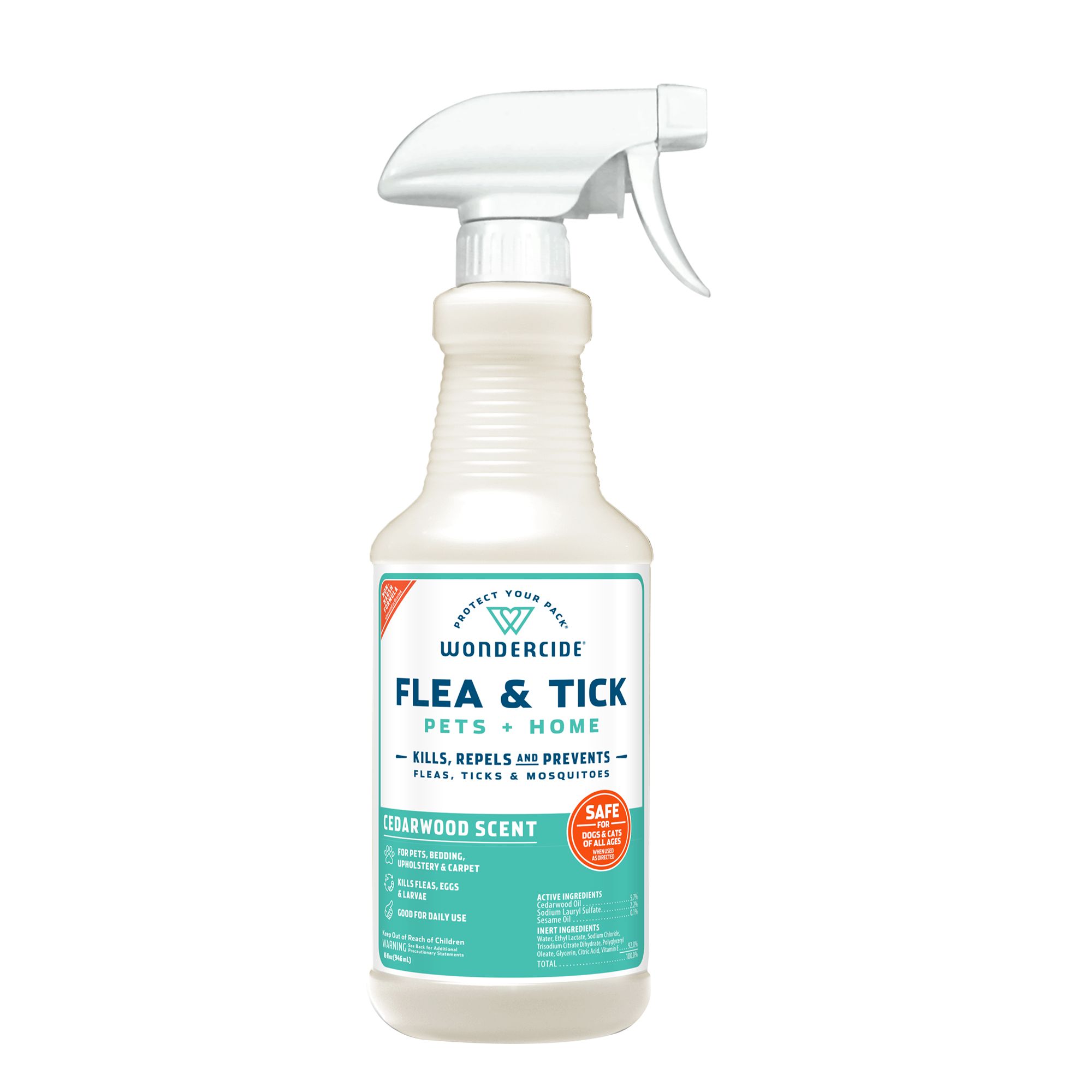 Wondercide Cedarwood Scent Home & Pet Flea & Tick Spray