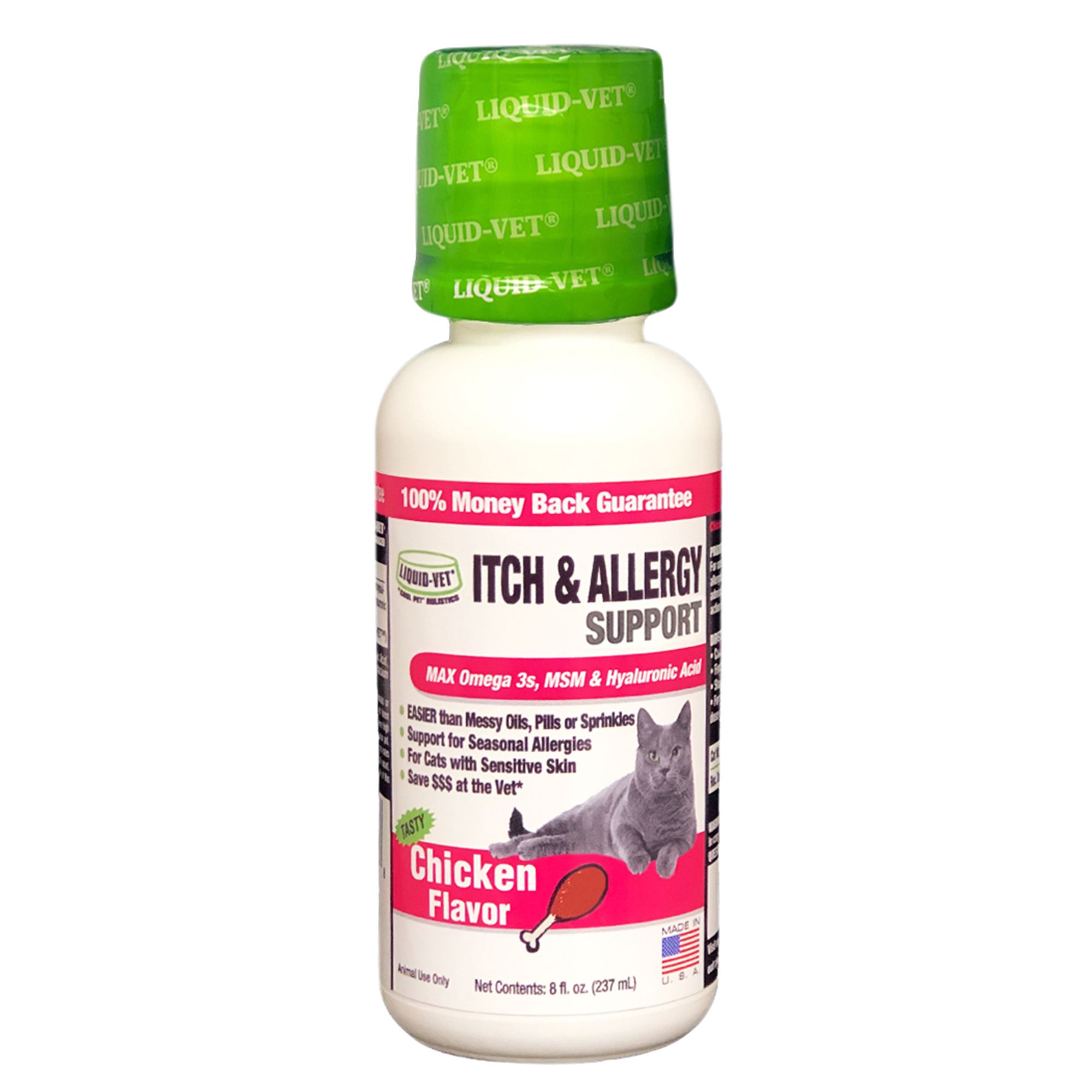 Liquid-Vet® Itch & Allergy Support Cat Formula - Chicken
