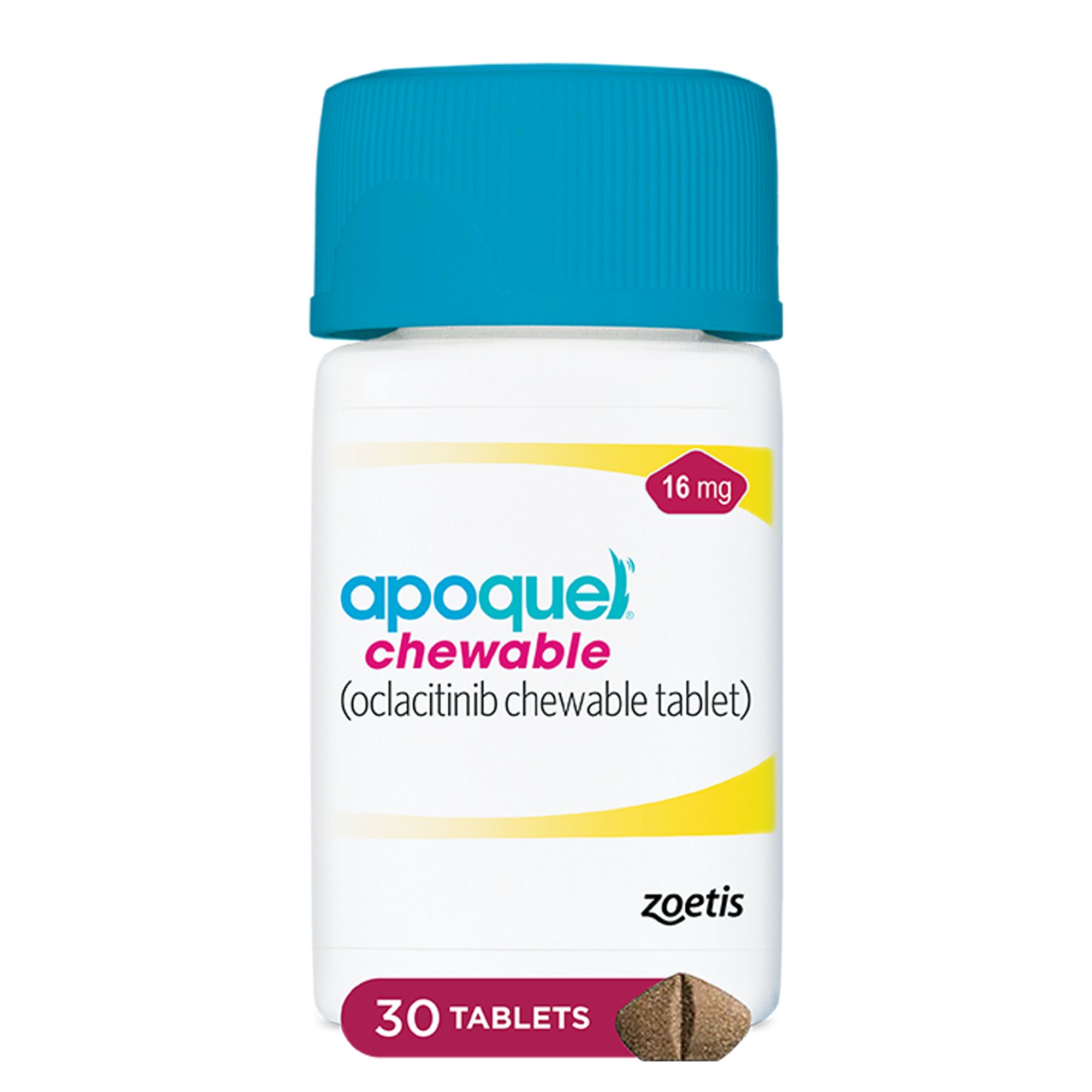 Apoquel Chewable for Dogs, 3.6 mg, 5.4 mg, 16 mg - 30 Tablets