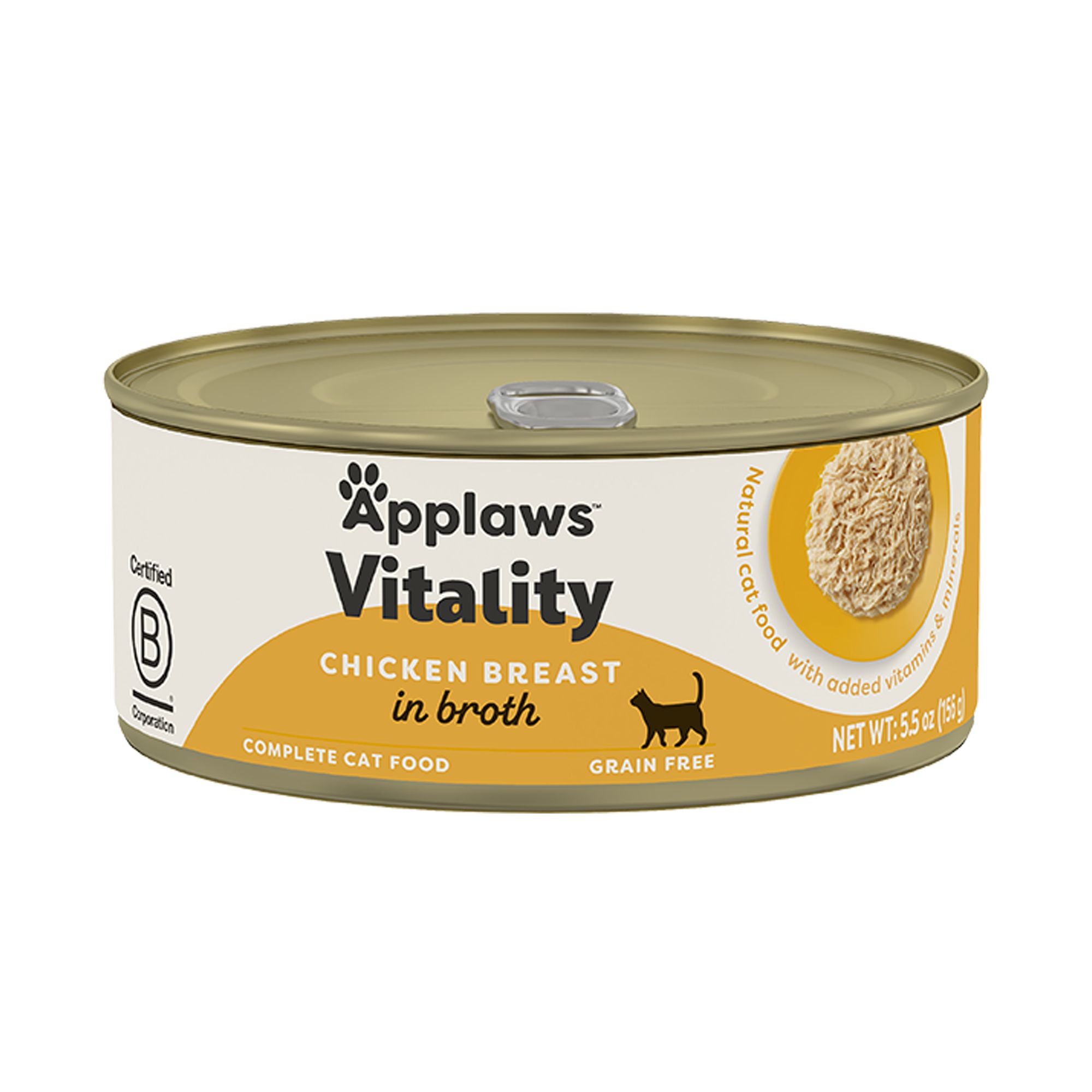 Applaws Cat - Adult, Wet Food, Vitality, In Broth, 5.5 OZ