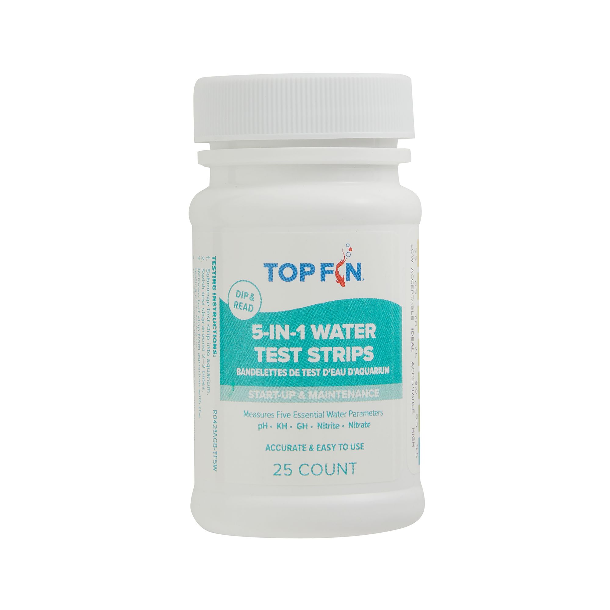 Top Fin® 5-in-1 Water Test Strips