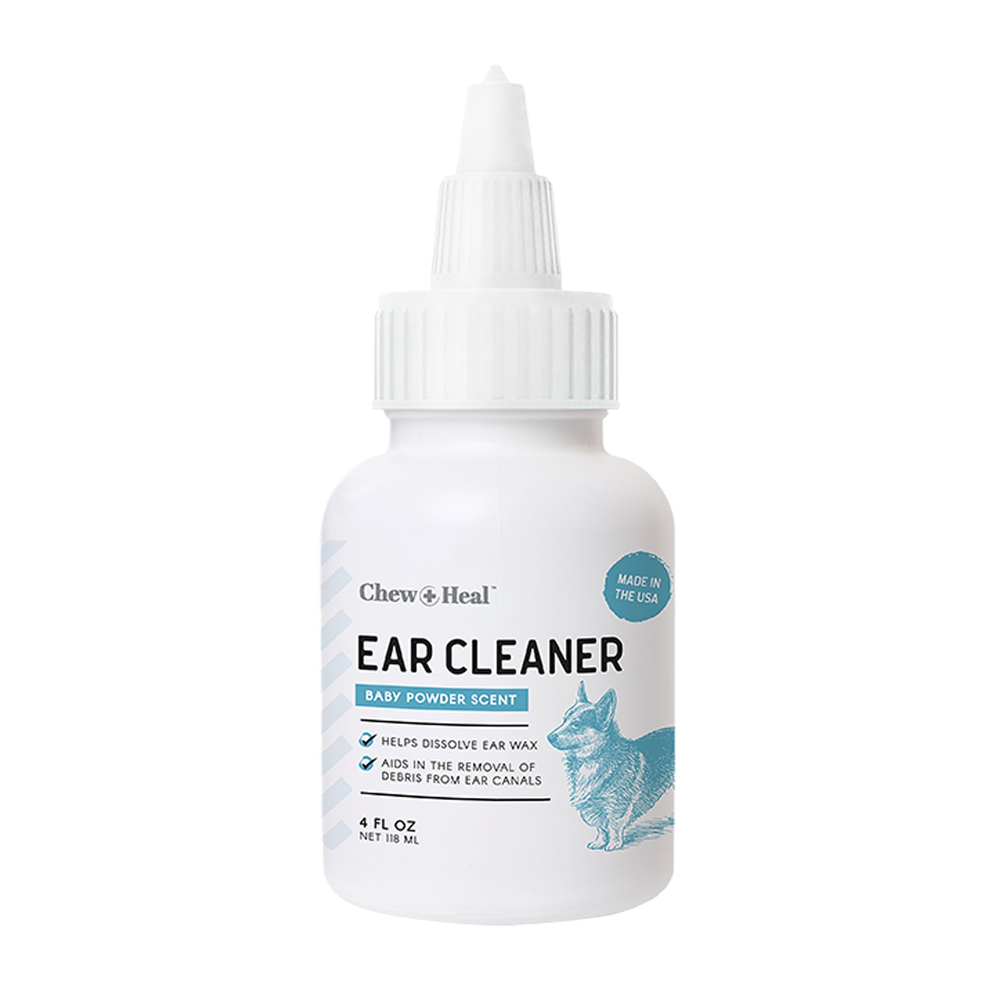 Chew + Heal Ear Cleaner for Dogs