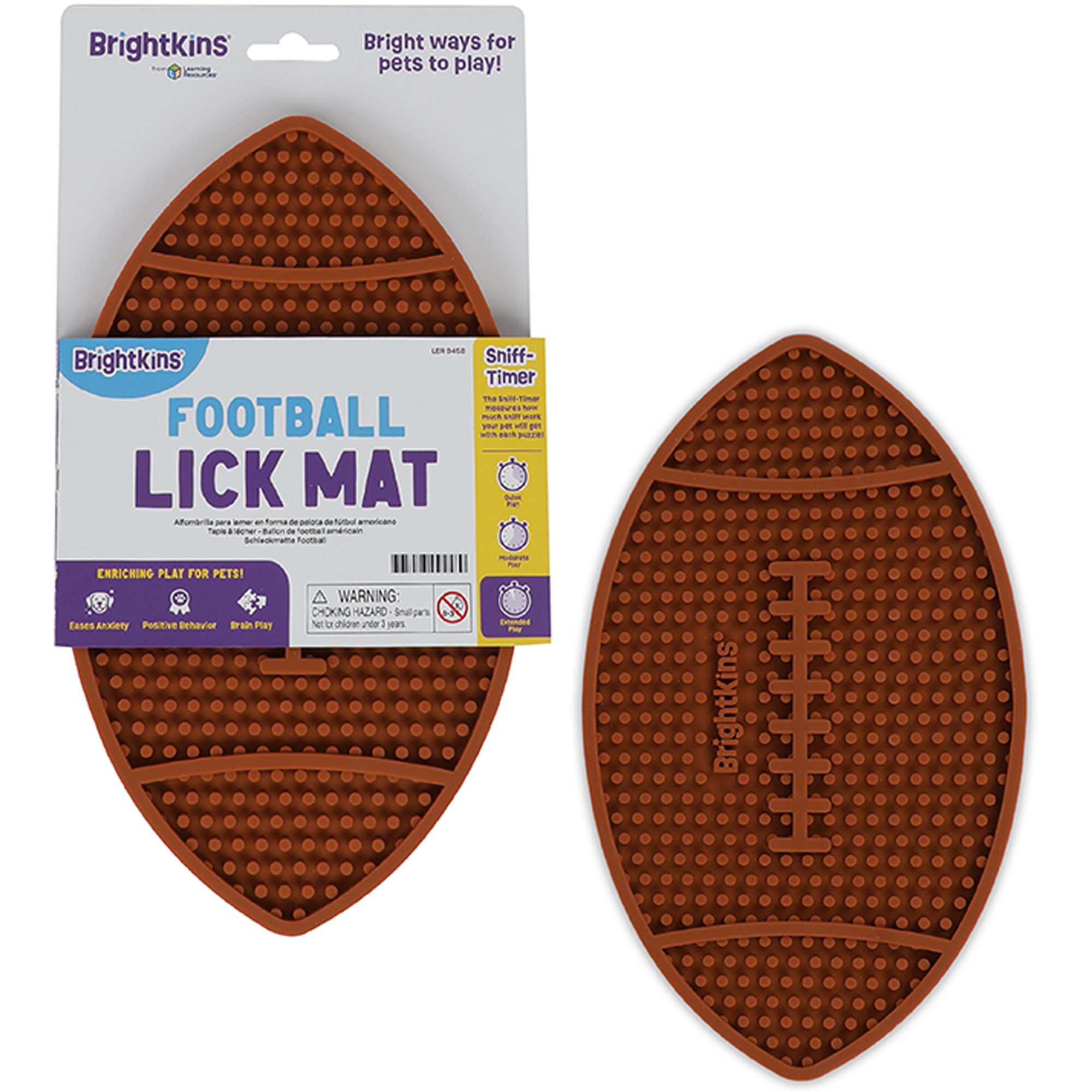 Brightkins Football Lick Mat