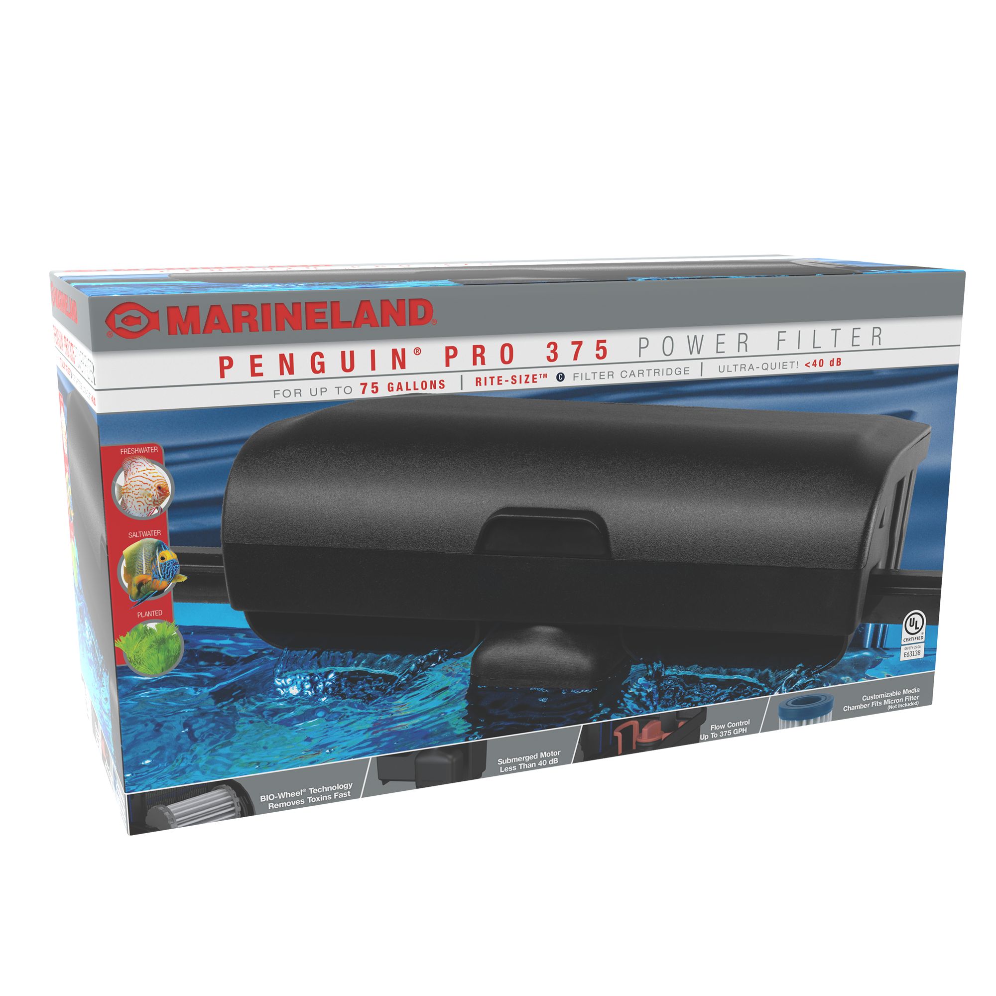 Marineland Penguin PRO 375 Aquarium Power Filter