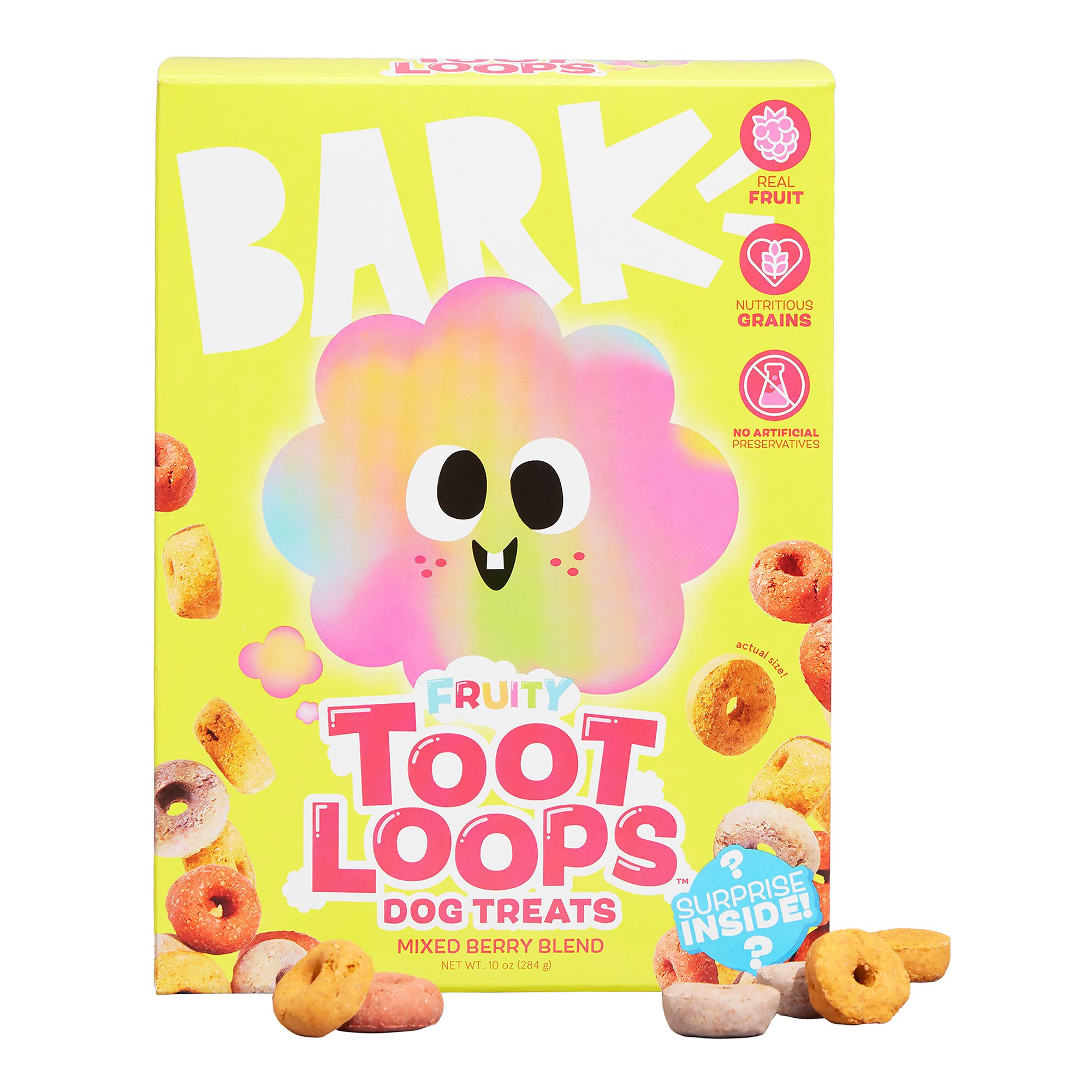 Bark Toot Loops Dog Treats 10 OZ