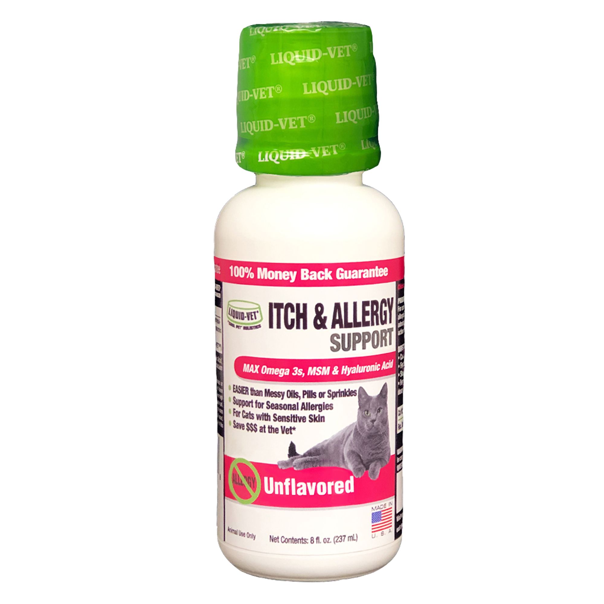 Liquid-Vet® Itch & Allergy Support Cat Formula - Plain