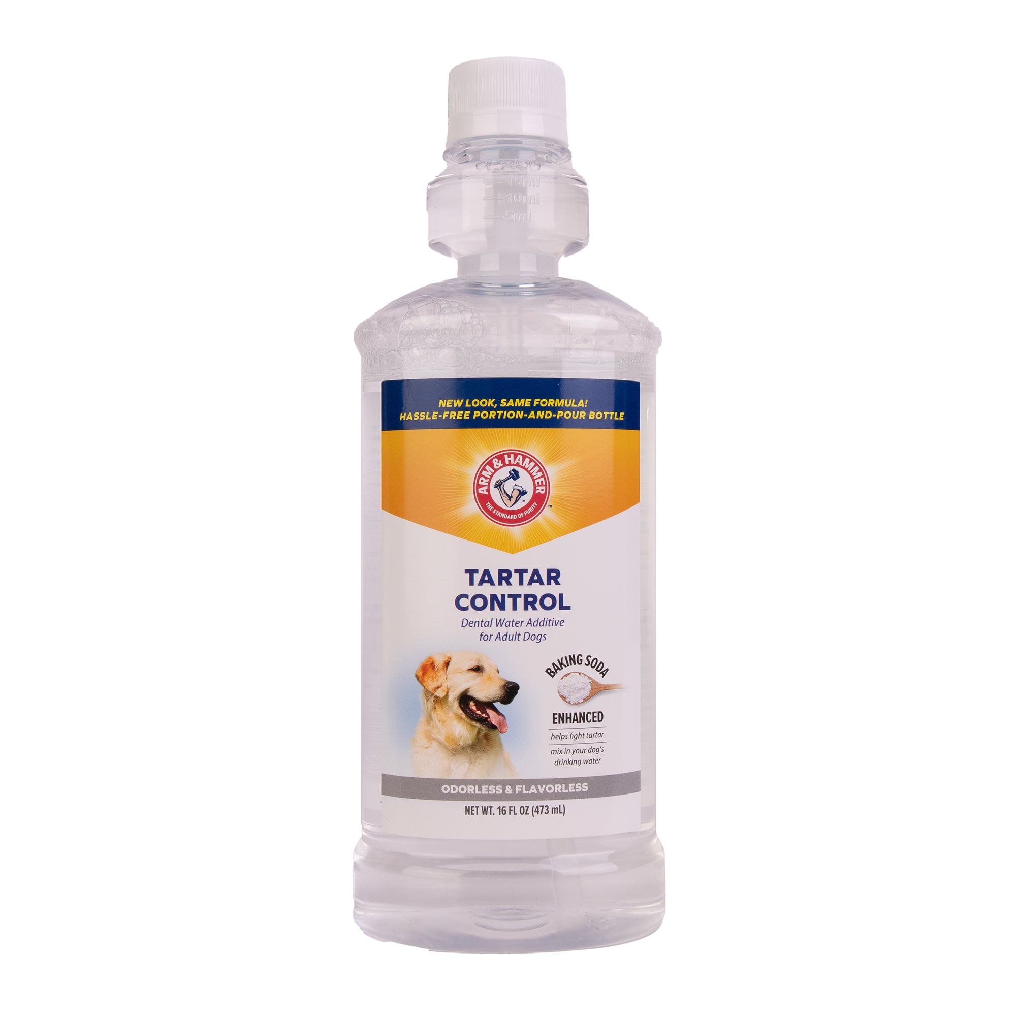 Arm & Hammer Tartar Control Dental Water Additive for Adult Dogs 2 lbs +, 16 fl oz