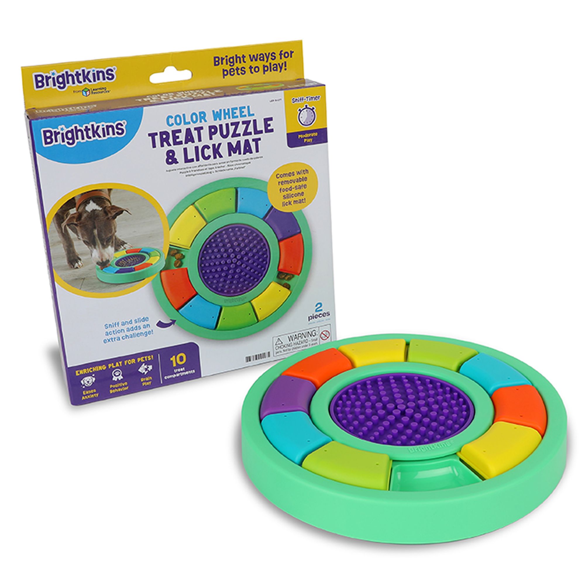 Brightkins Color Wheel With Lick Mat