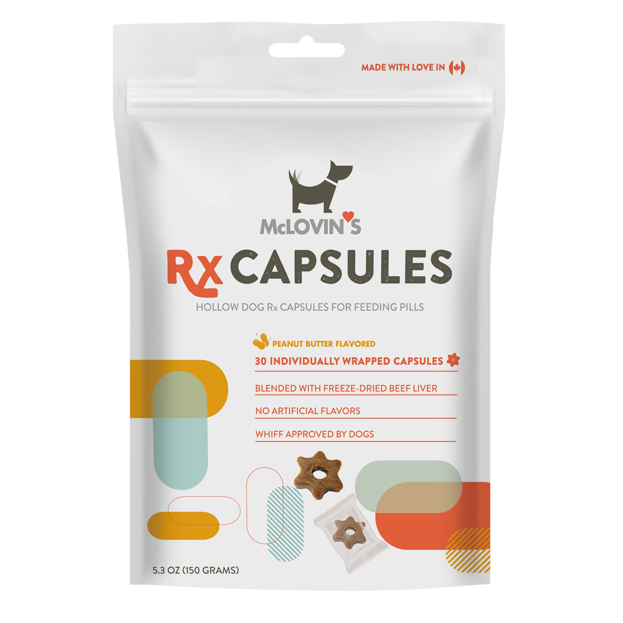 McLovin's Pet Peanut Butter RX Capsule 30 CT