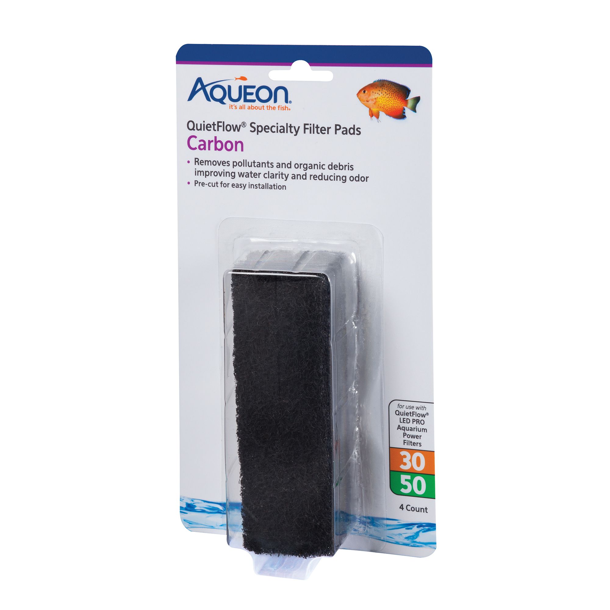 Aqueon® QuietFlow Specialty Carbon Filter Pads