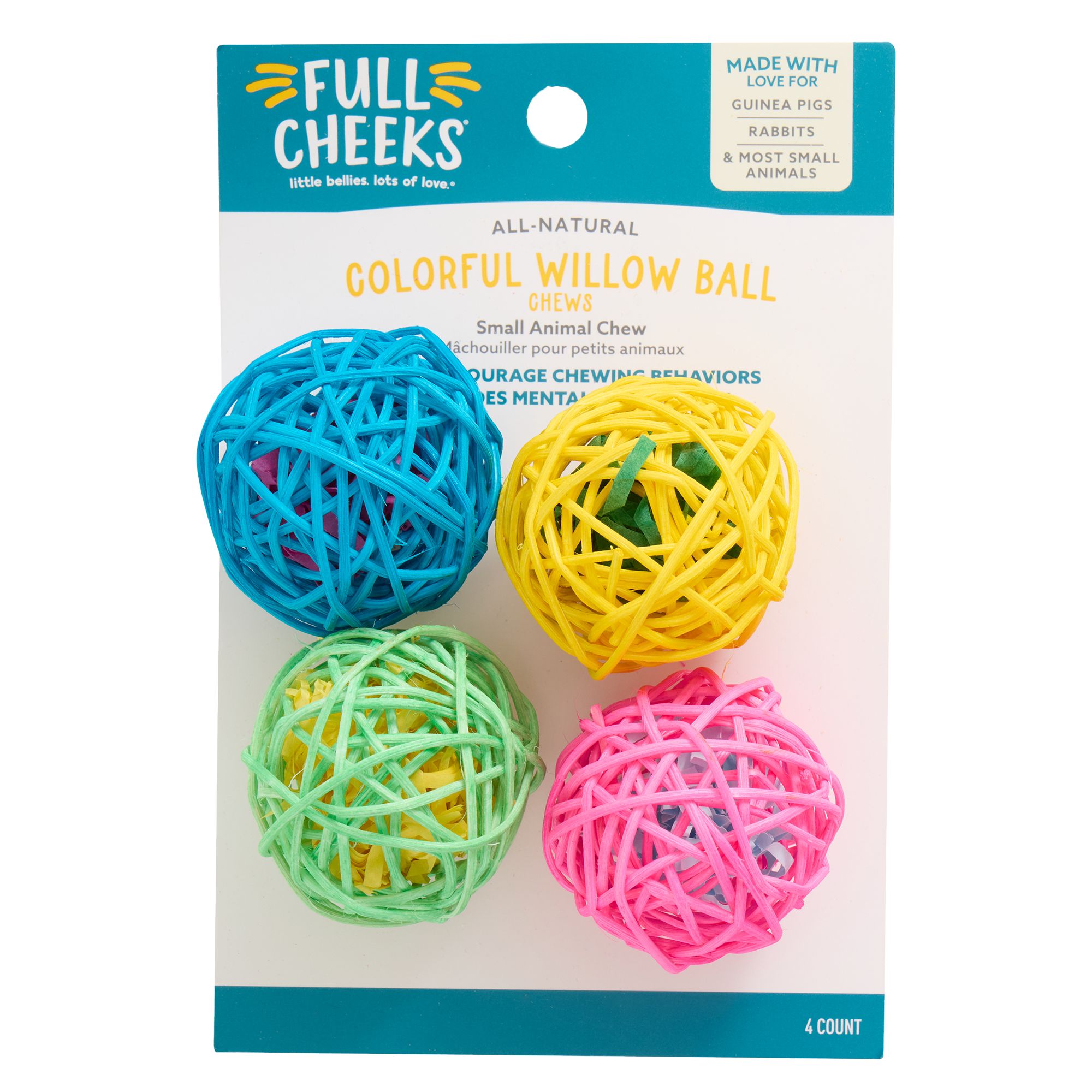 Full Cheeks™ Rattan Willow Ball Chews