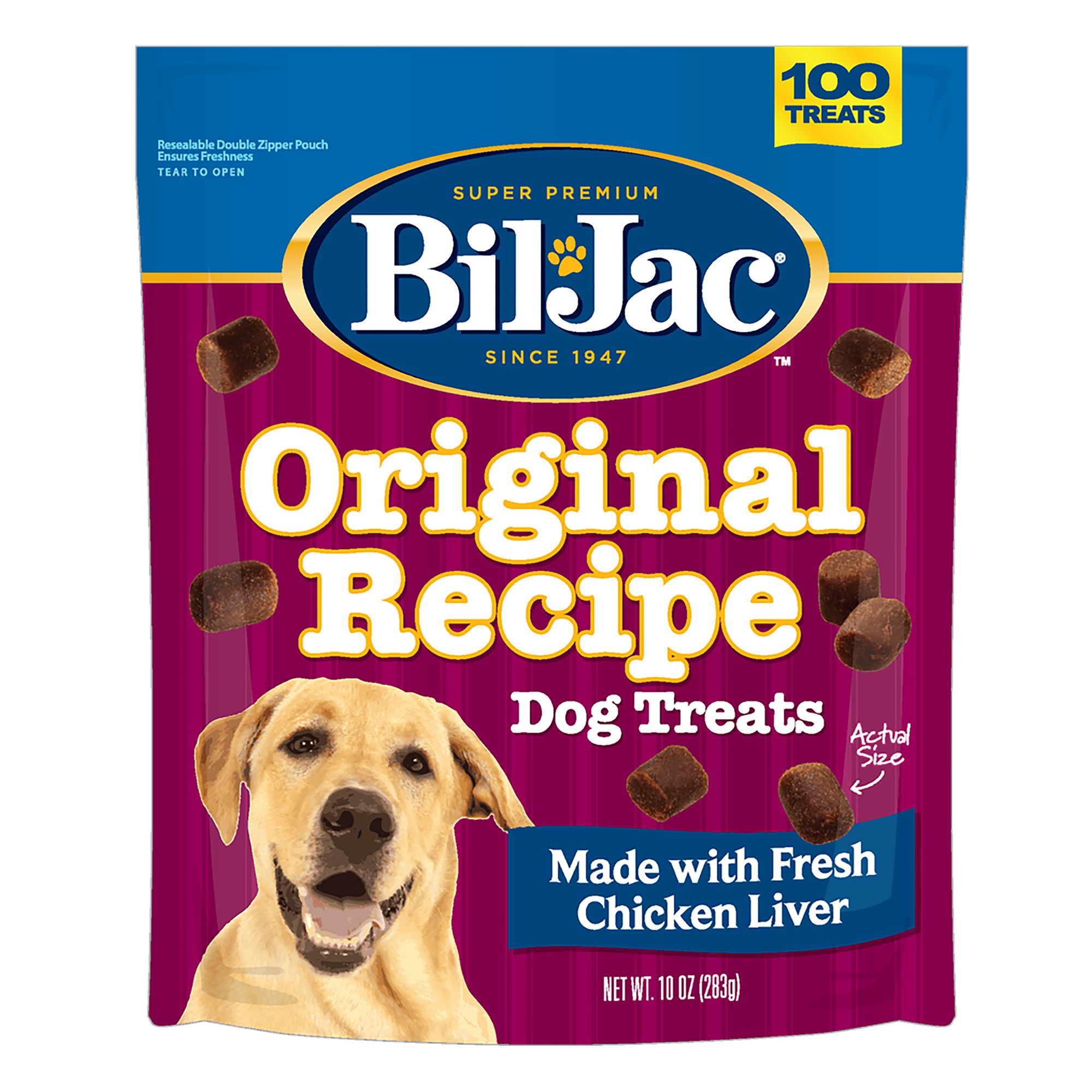 Bil-Jac® Original Recipe All Life Stages Training Dog Treats - Real Chicken Liver 10 oz