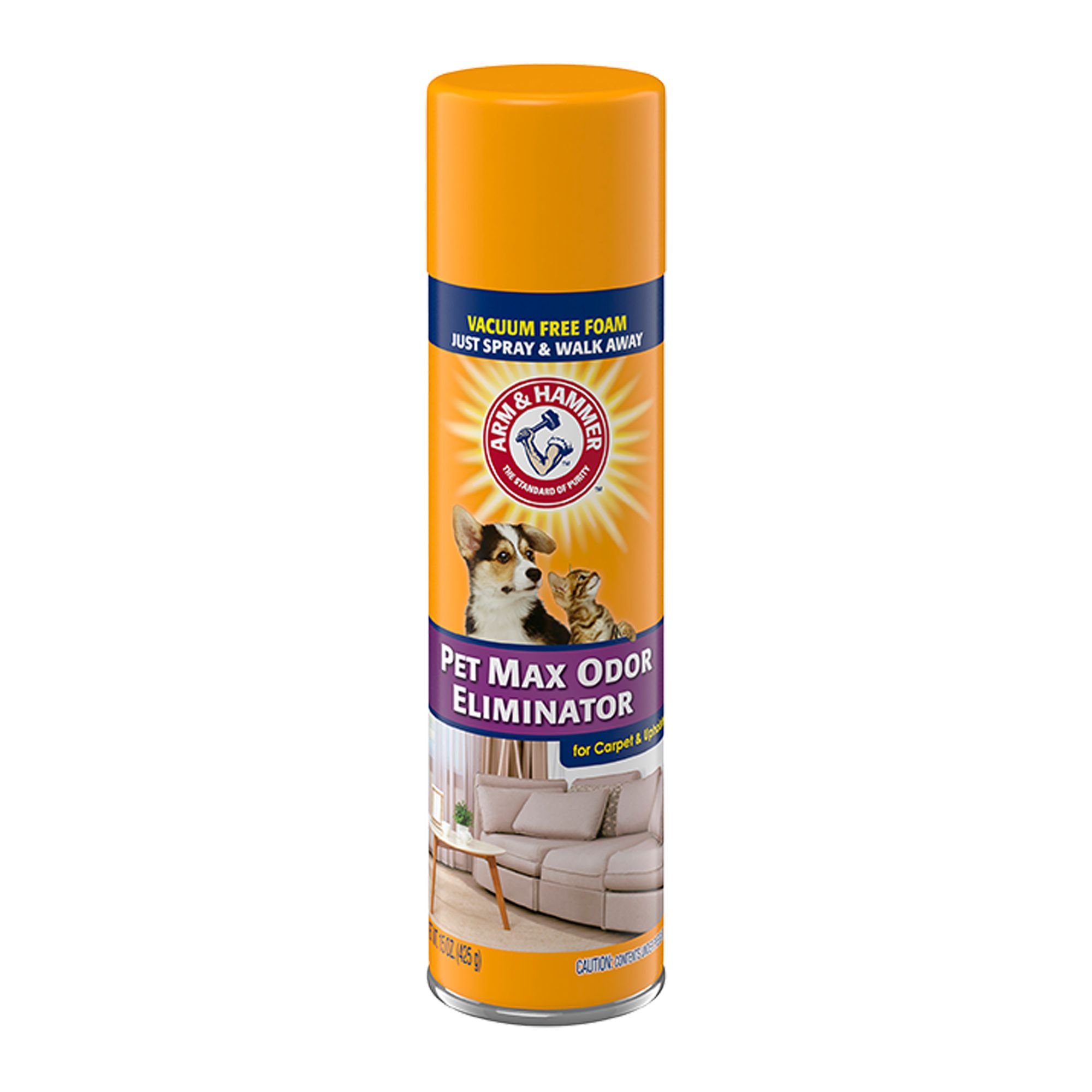 Arm & Hammer Max Odor Eliminator Vacuum Free Foam