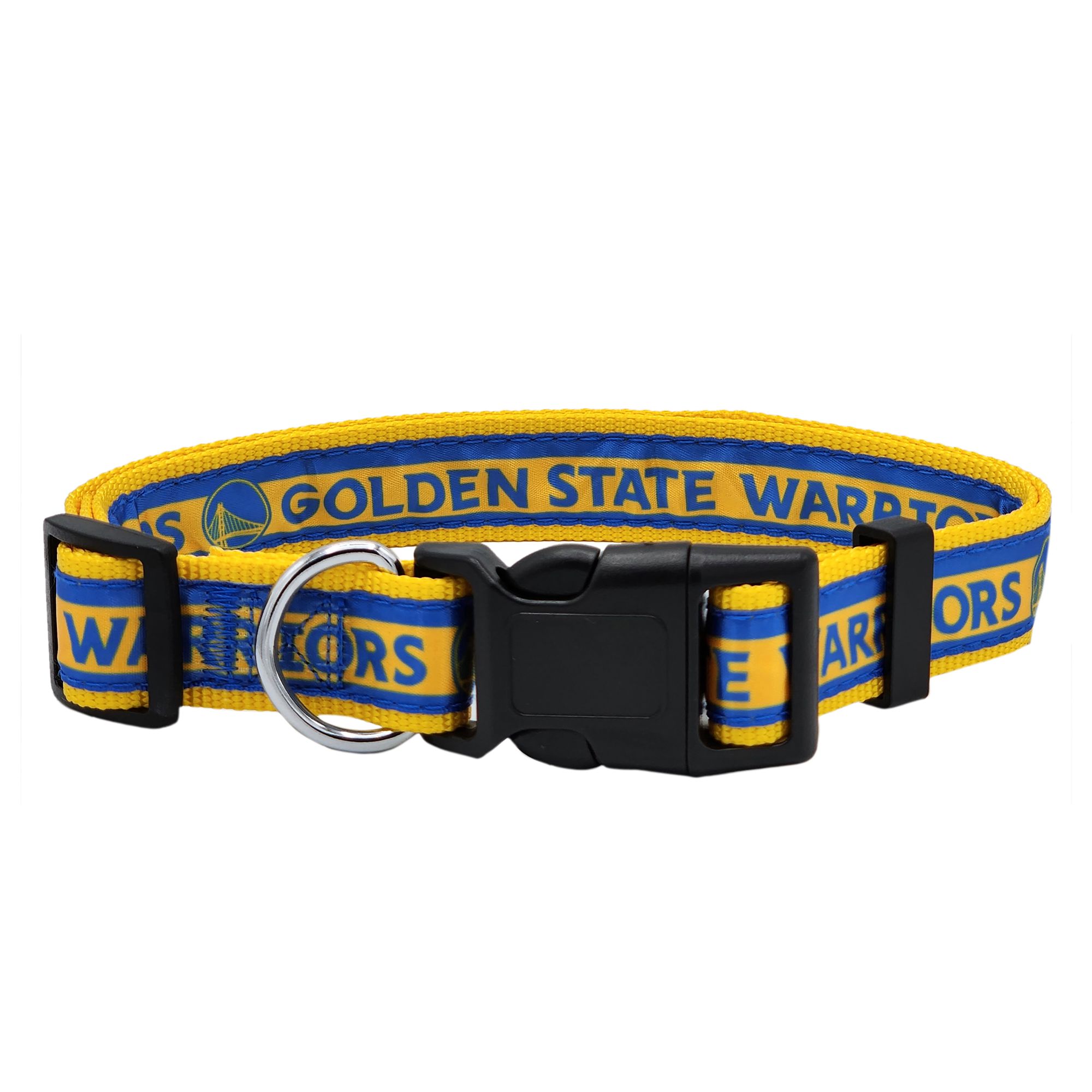 Pets First NBA Golden State Warriors Satin Dog Collar