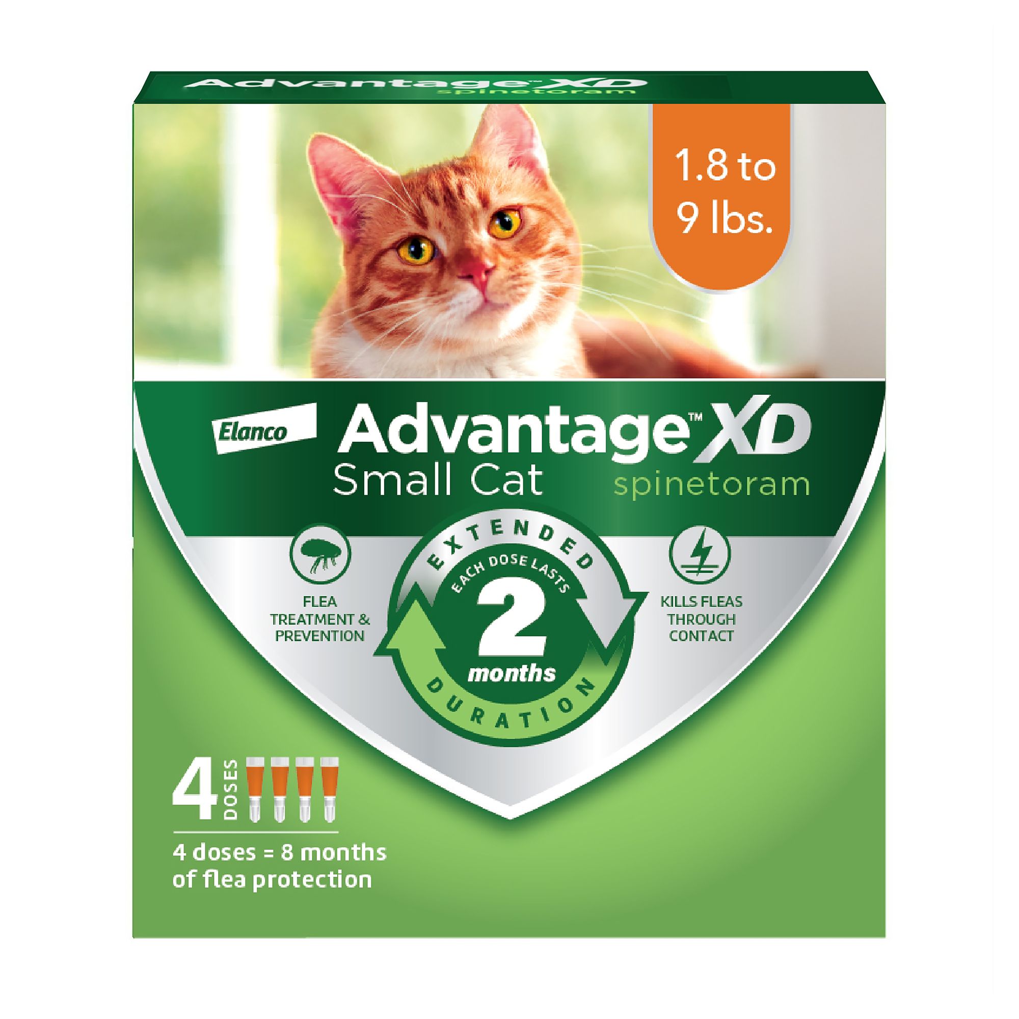 Advantage® XD 1.8-9 lbs Small Cat Flea Prevention & Treatment