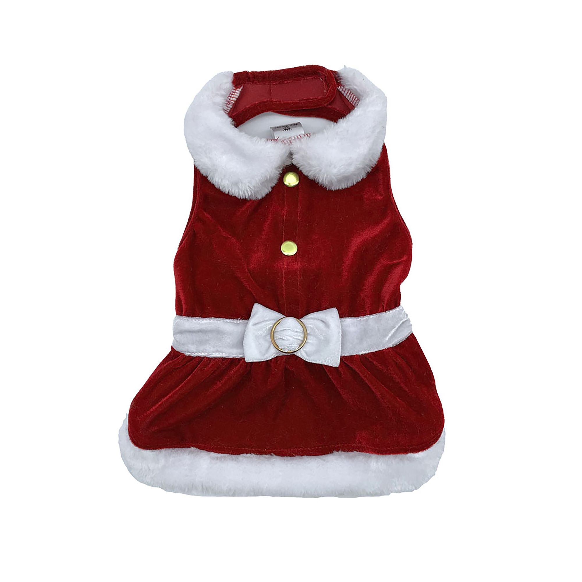 Hip Doggie Mrs. Claus Dog Dress