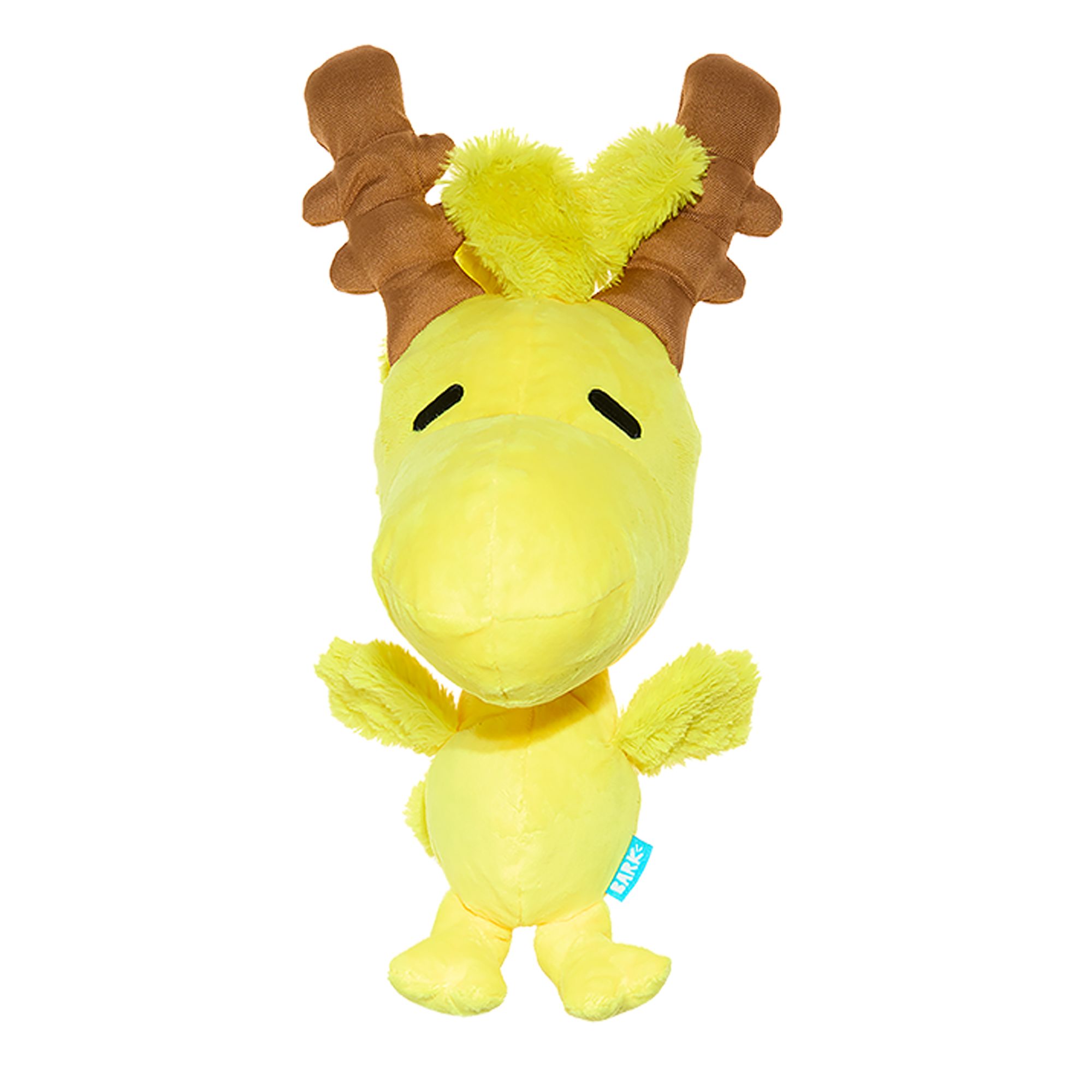 BARK Reinbird Charlie Brown Woodstock Reindeer Dog Toy