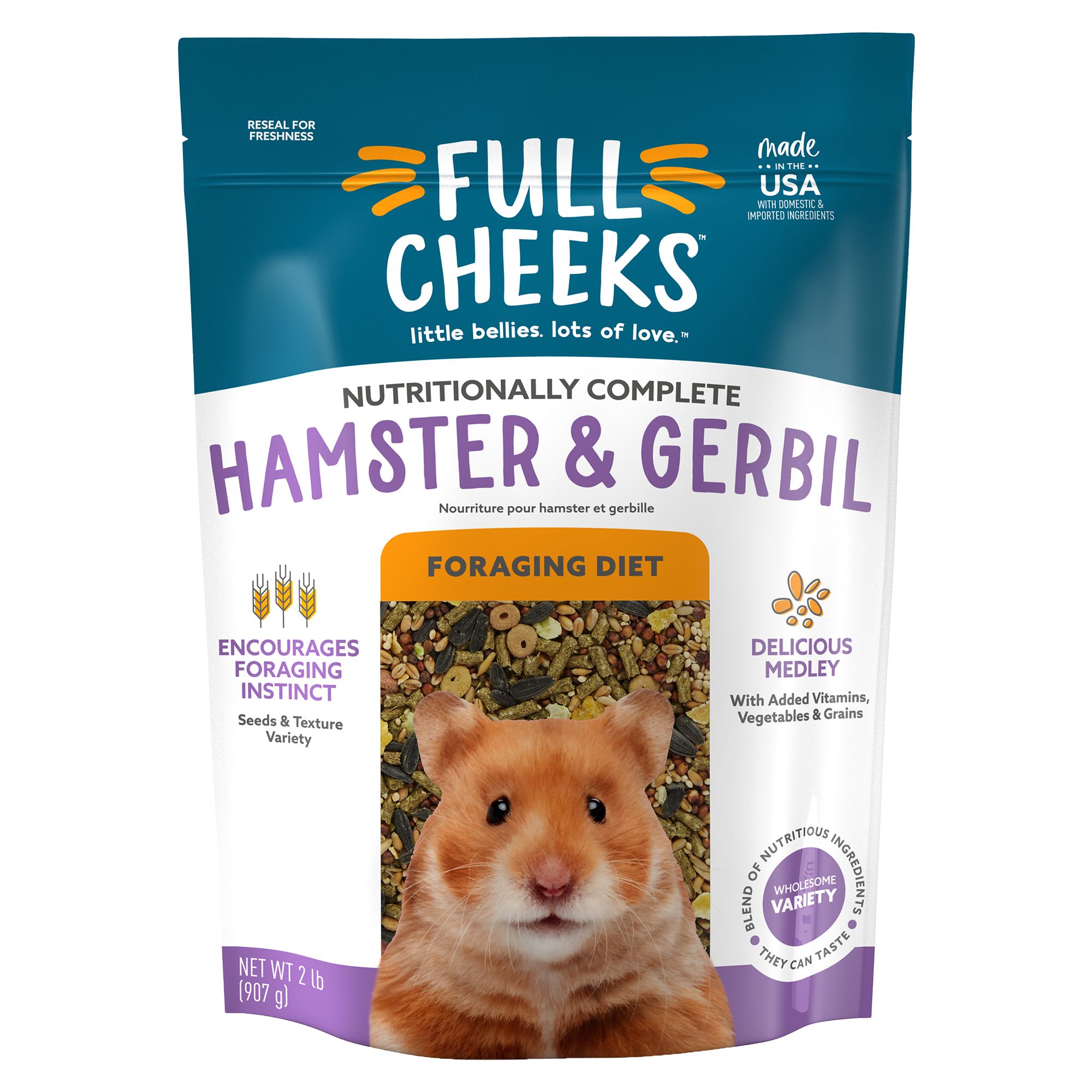 Full Cheeks™ Hamster & Gerbil Foraging Food