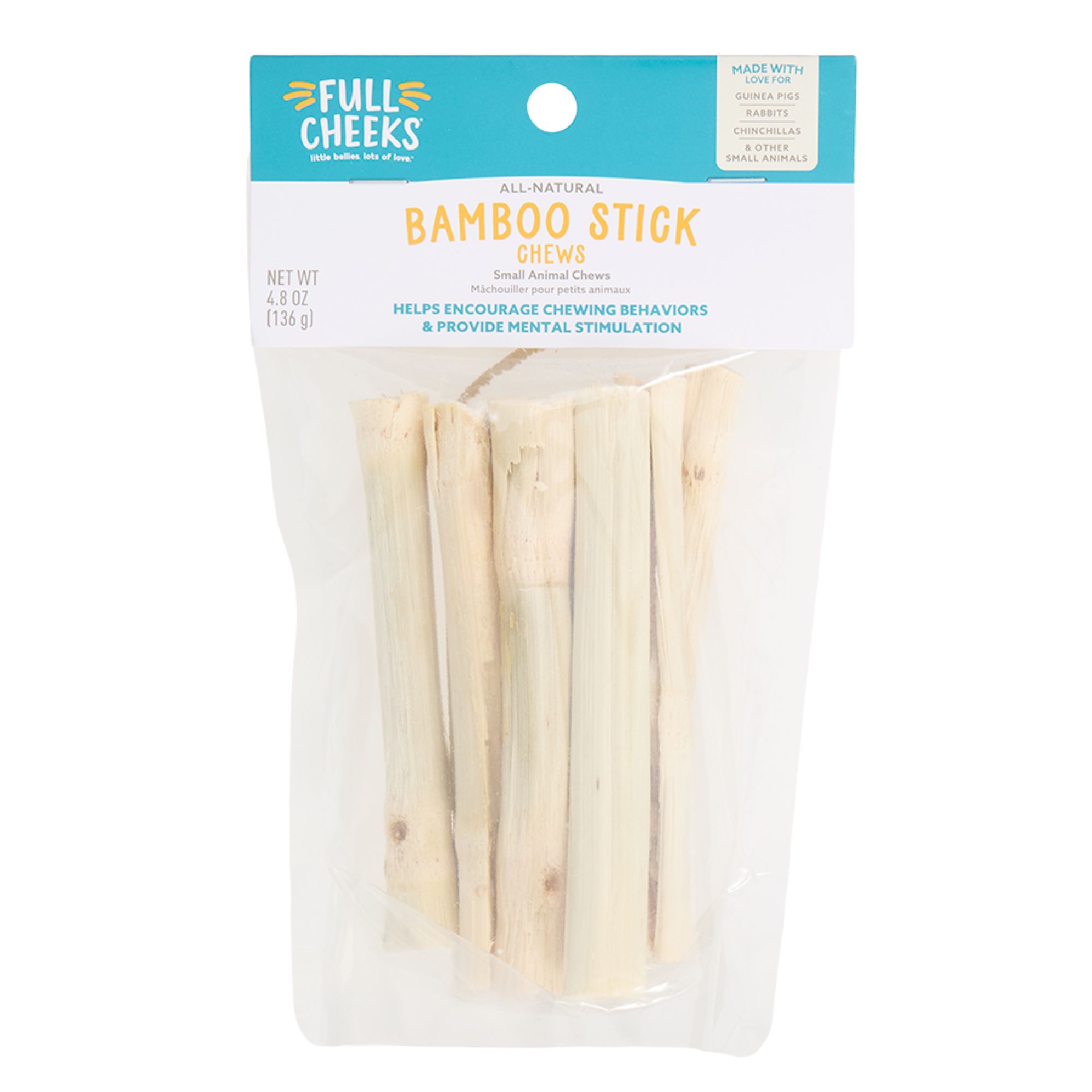 Full Cheeks™ All-Natural Bamboo Sticks