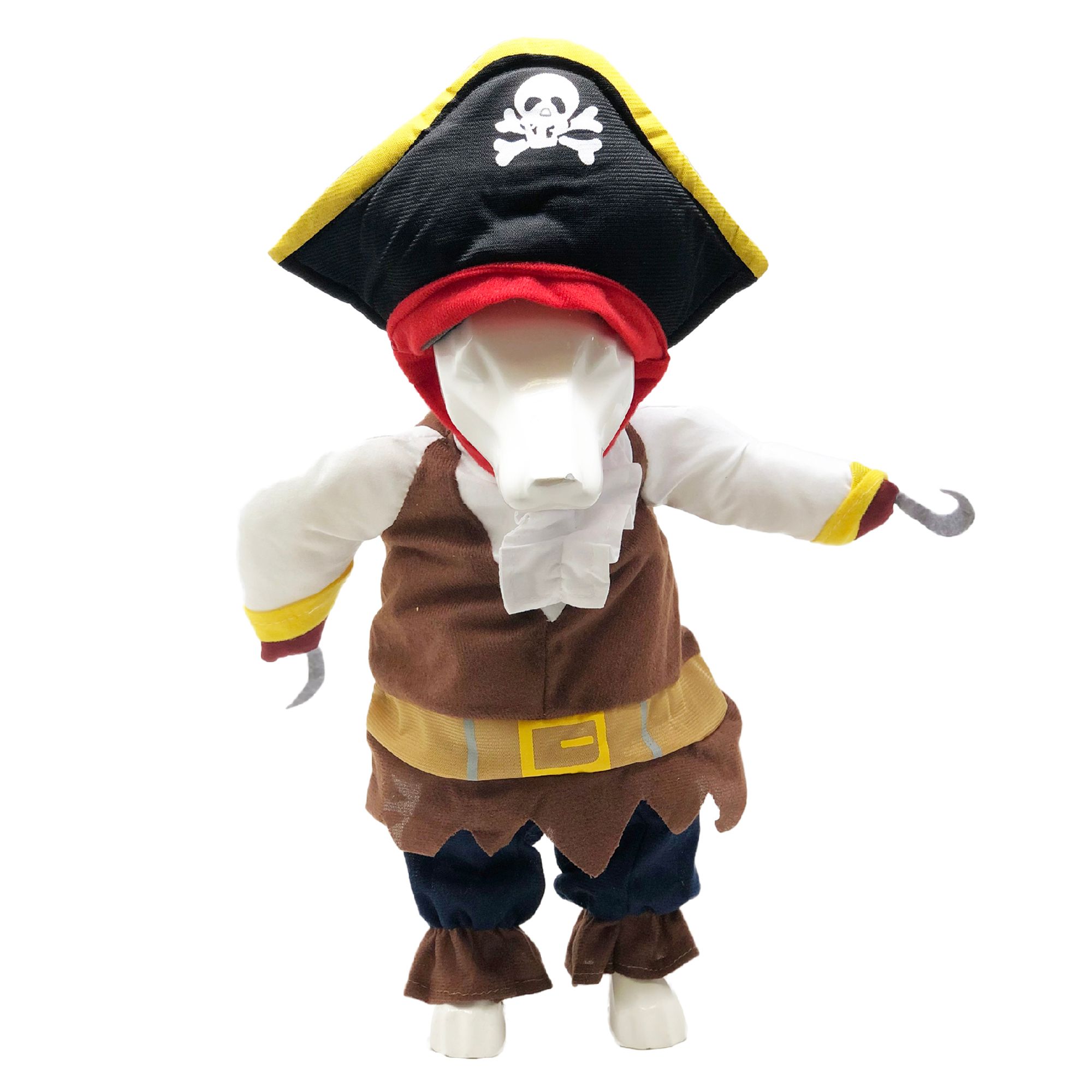 Pet Life Halloween Captain Snuggles Pirate Dog & Cat Costume