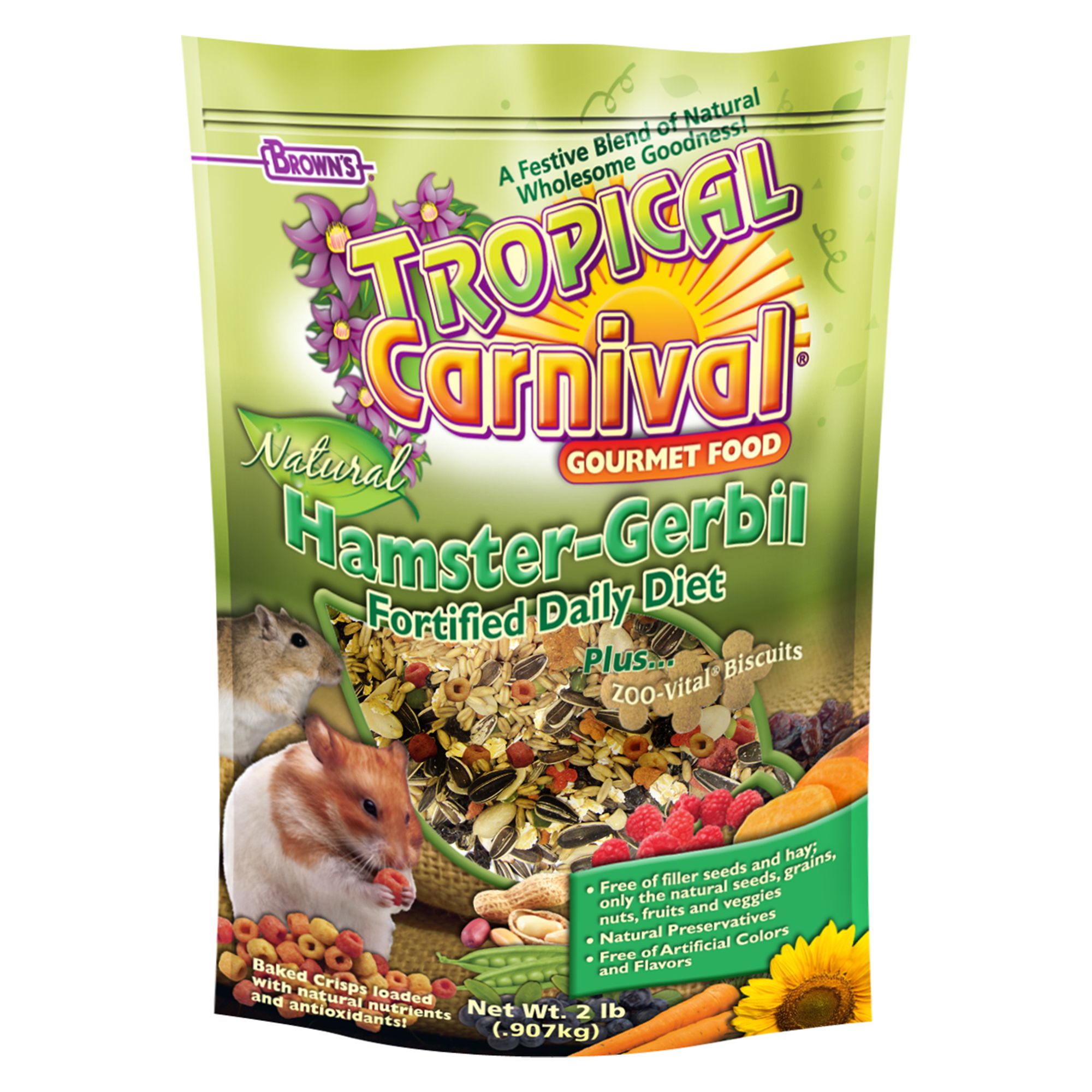 Brown's® Tropical Carnival® Natural Hamster & Gerbil Food