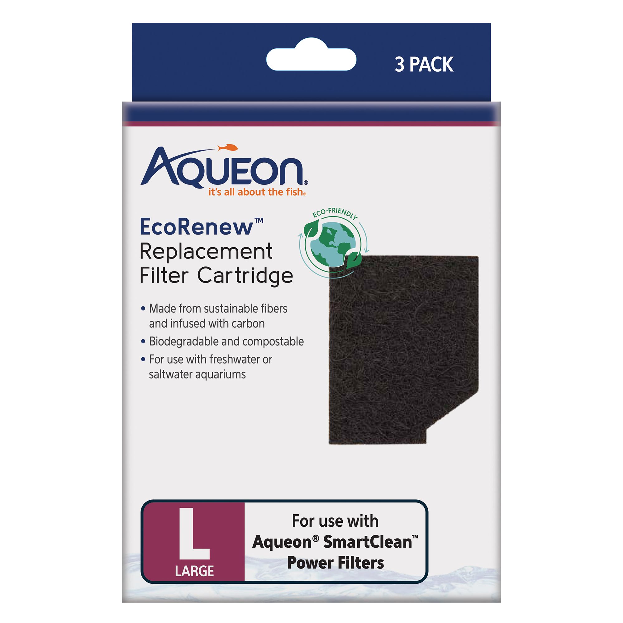 Aqueon® EcoRenew™ Replacement Filter Cartridges - 3 Pack