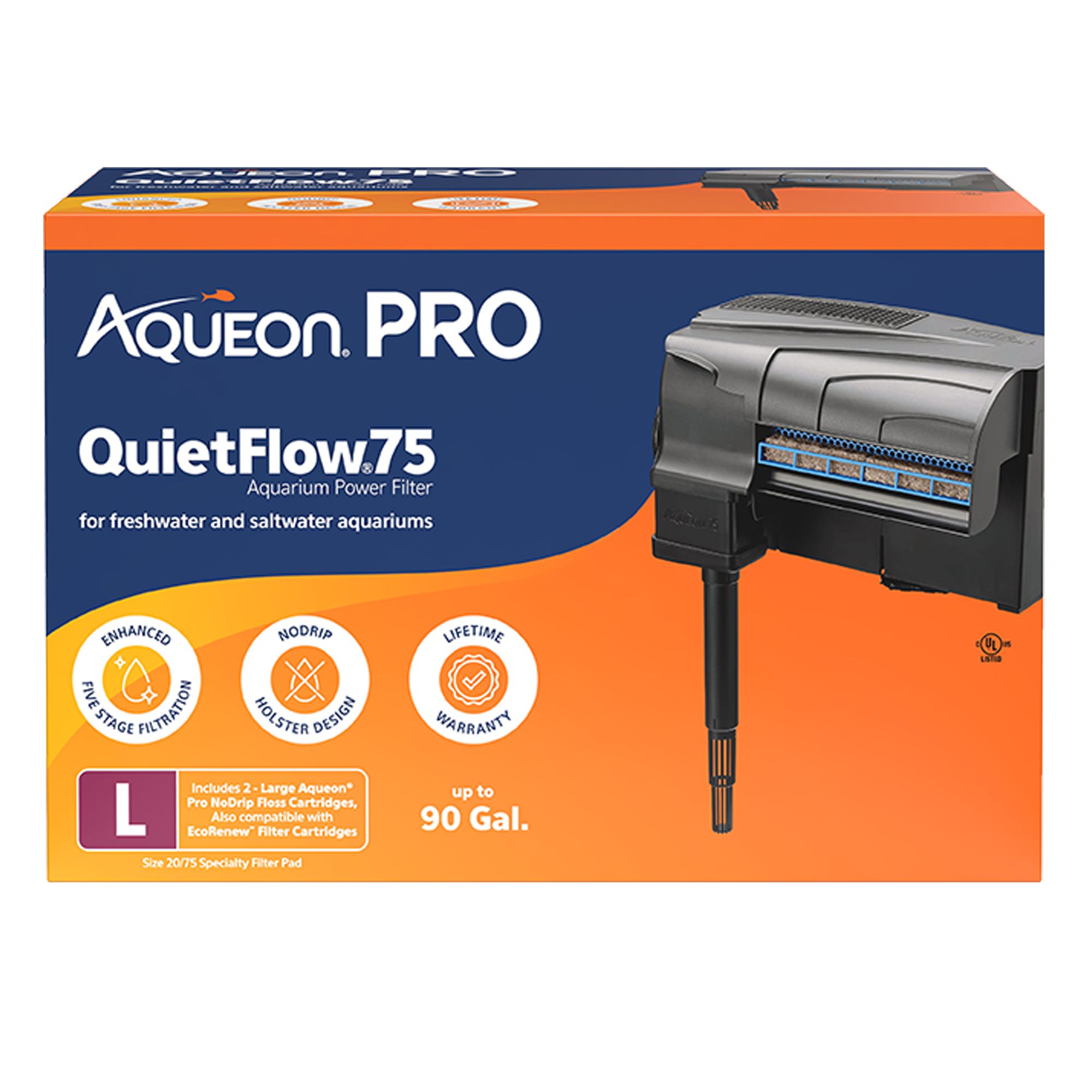 Aqueon® QuietFlow® PRO Aquarium Power Filter