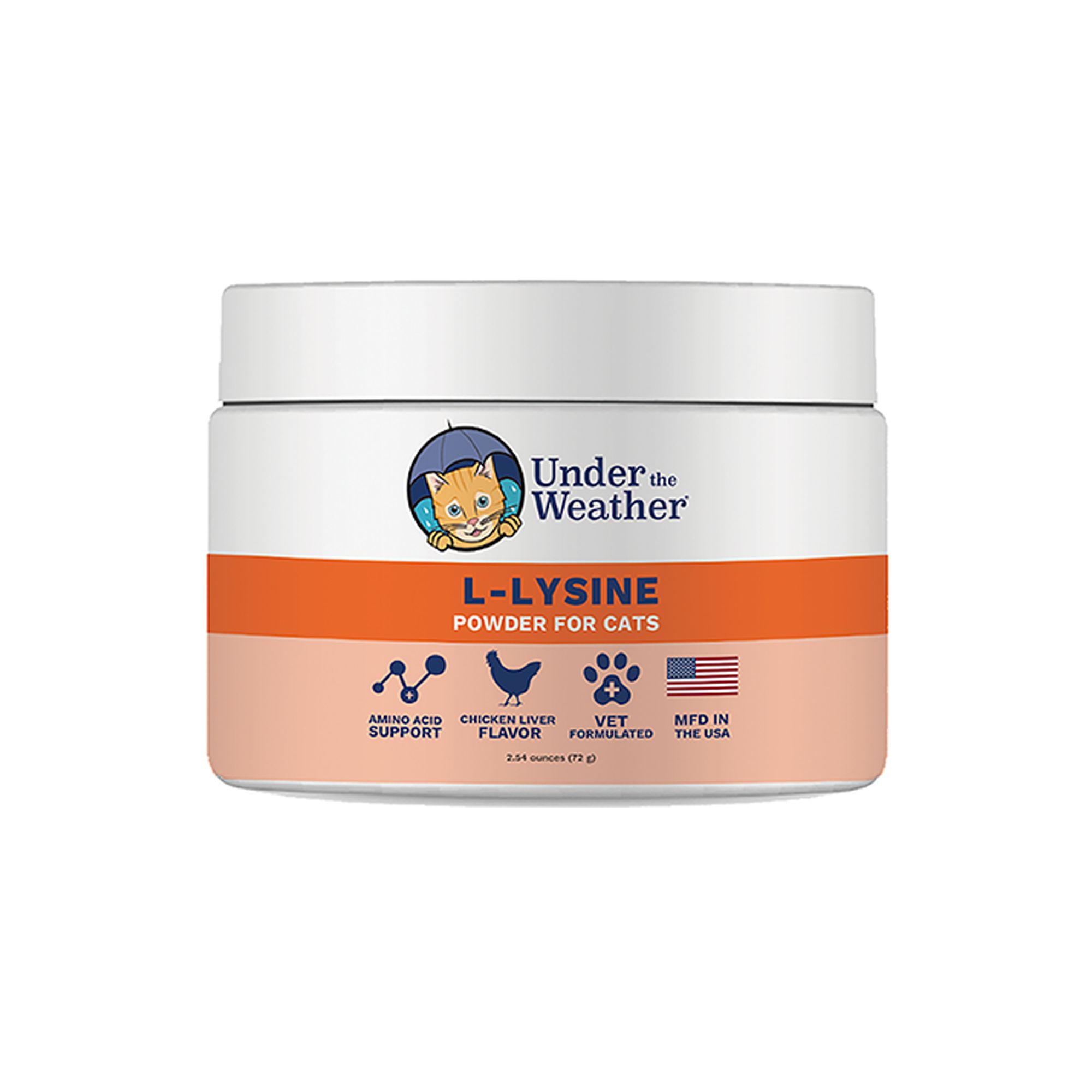 Under The Weather Cat L-Lysine Powder - 2.54 Oz