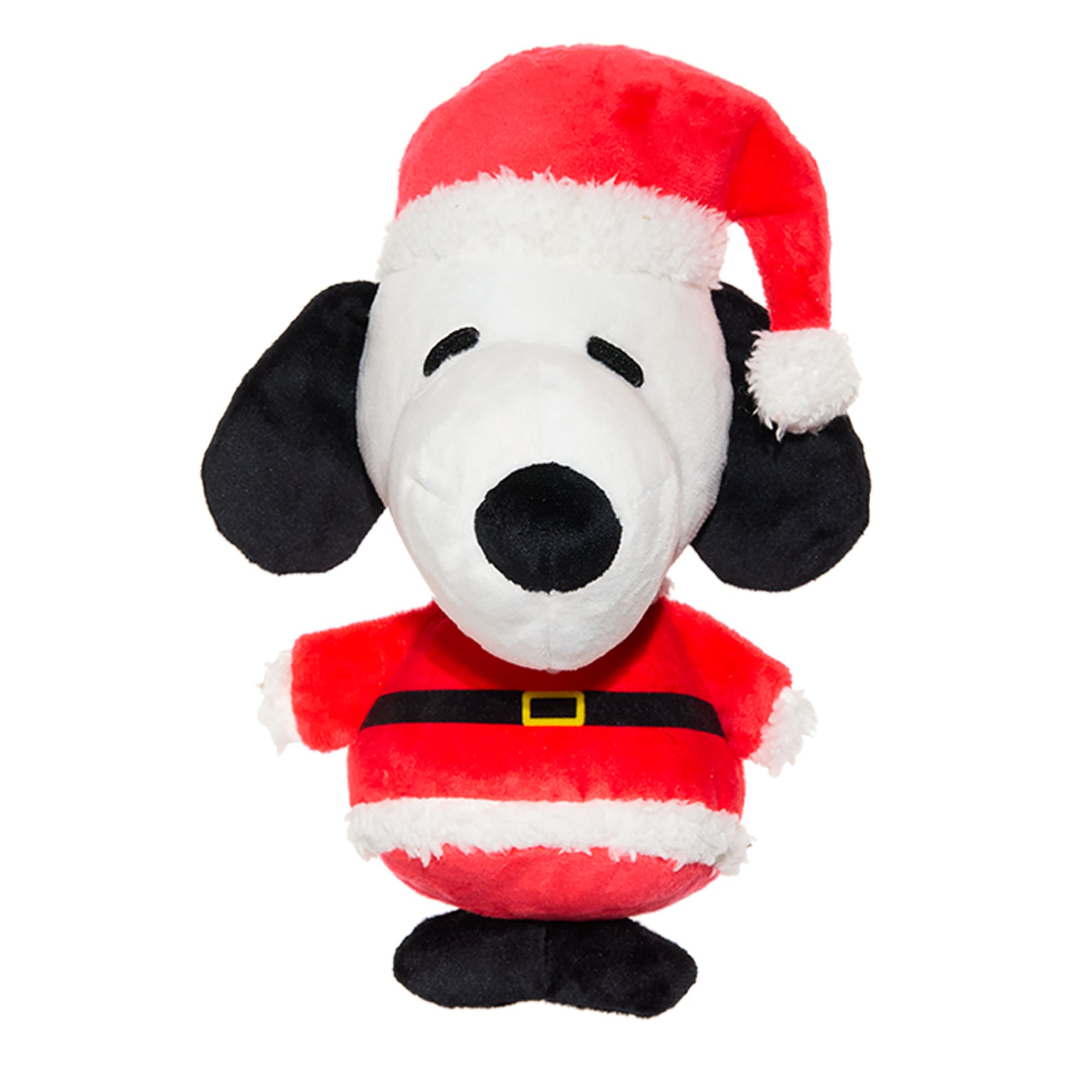 BARK Kris Kringle Beagle Charlie Brown Santa Snoopy Plush Dog Toy