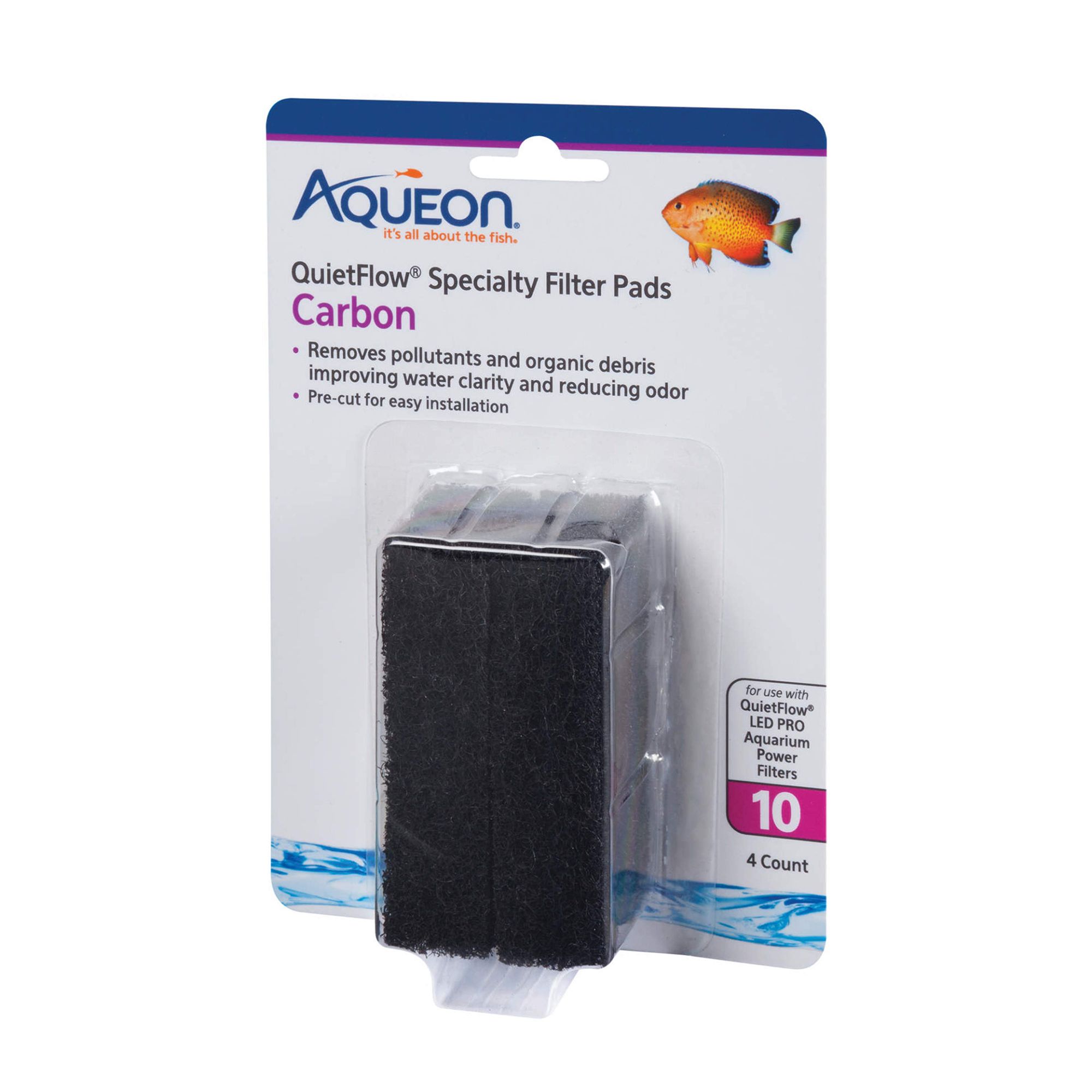 Aqueon® QuietFlow Specialty Carbon Filter Pads
