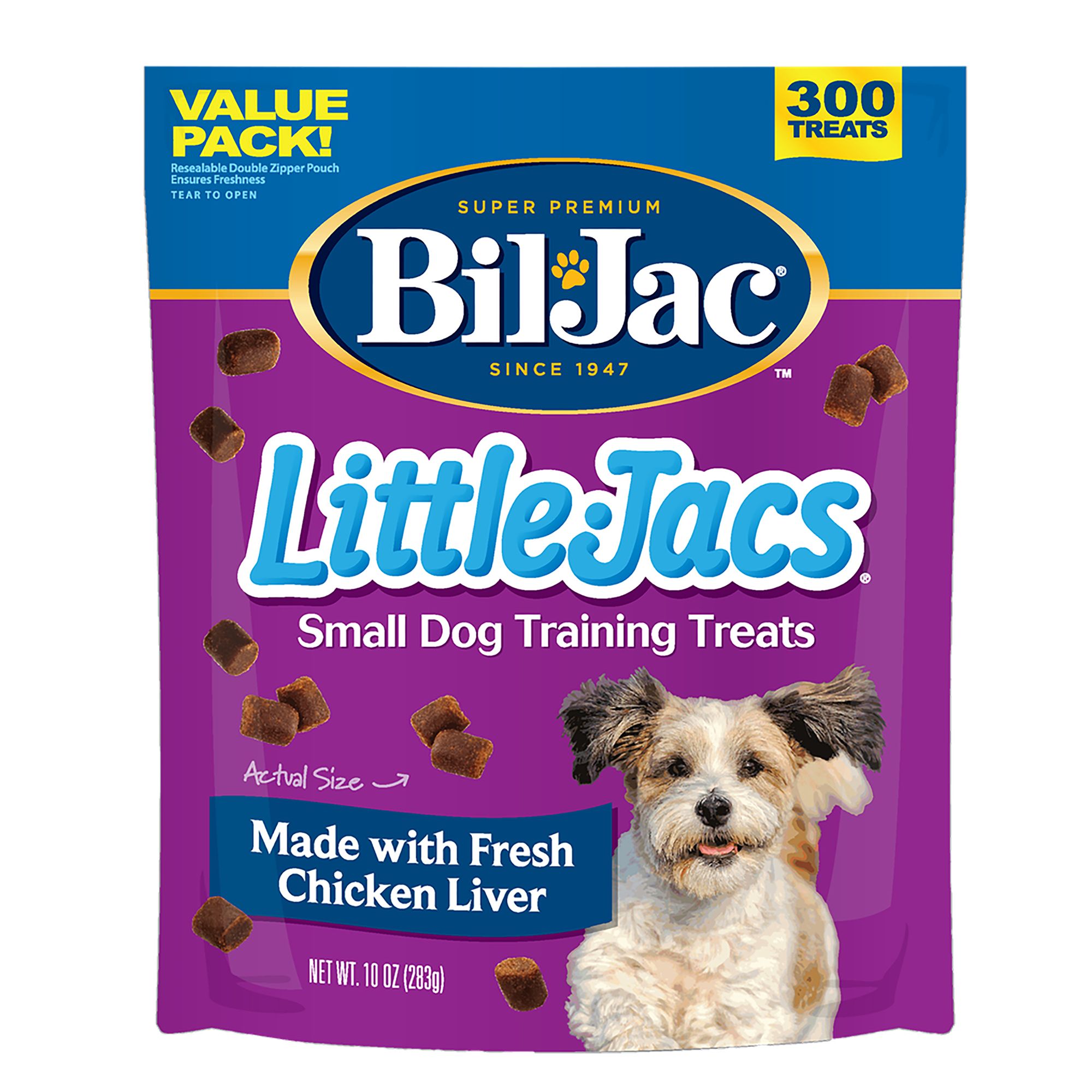 Bil-Jac® Little-Jacs All Life Stages Small Dog Training Treats - Real Chicken Liver 10 oz