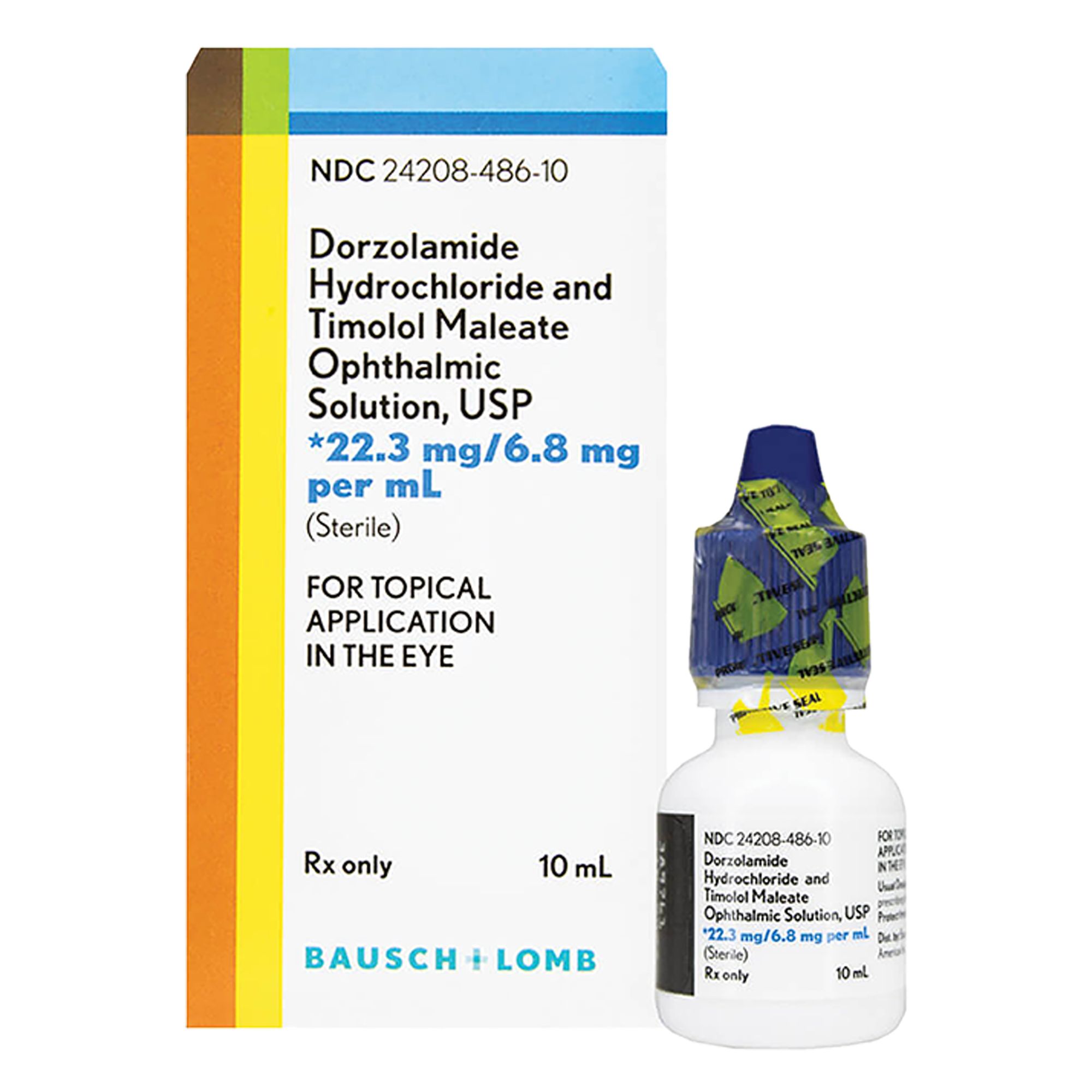 Dorzolamide/Timolol Ophthalmic Solution - 2%, 10 mL