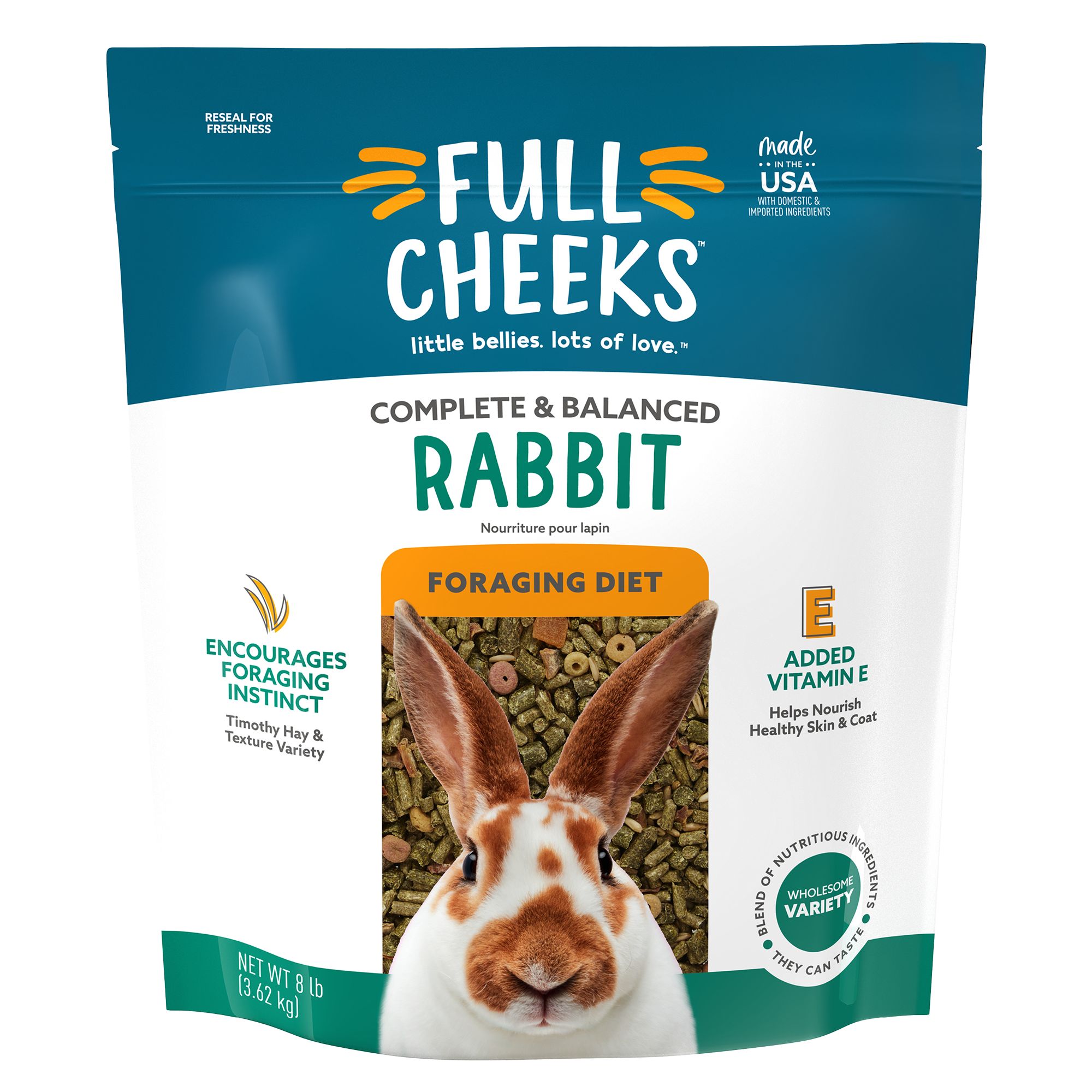 Full Cheeks™ Rabbit Foraging Food