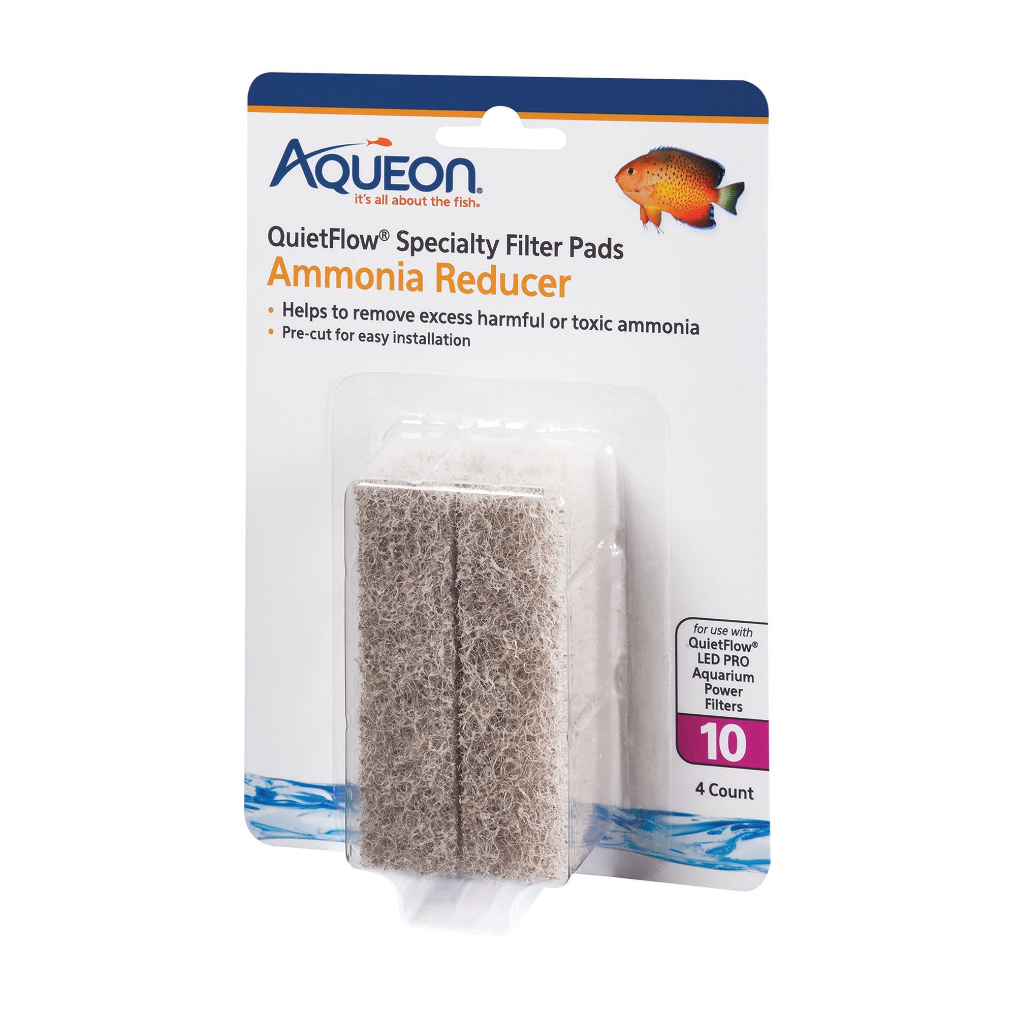 Aqueon® QuietFlow Specialty Ammonia Reducer Filter Pads