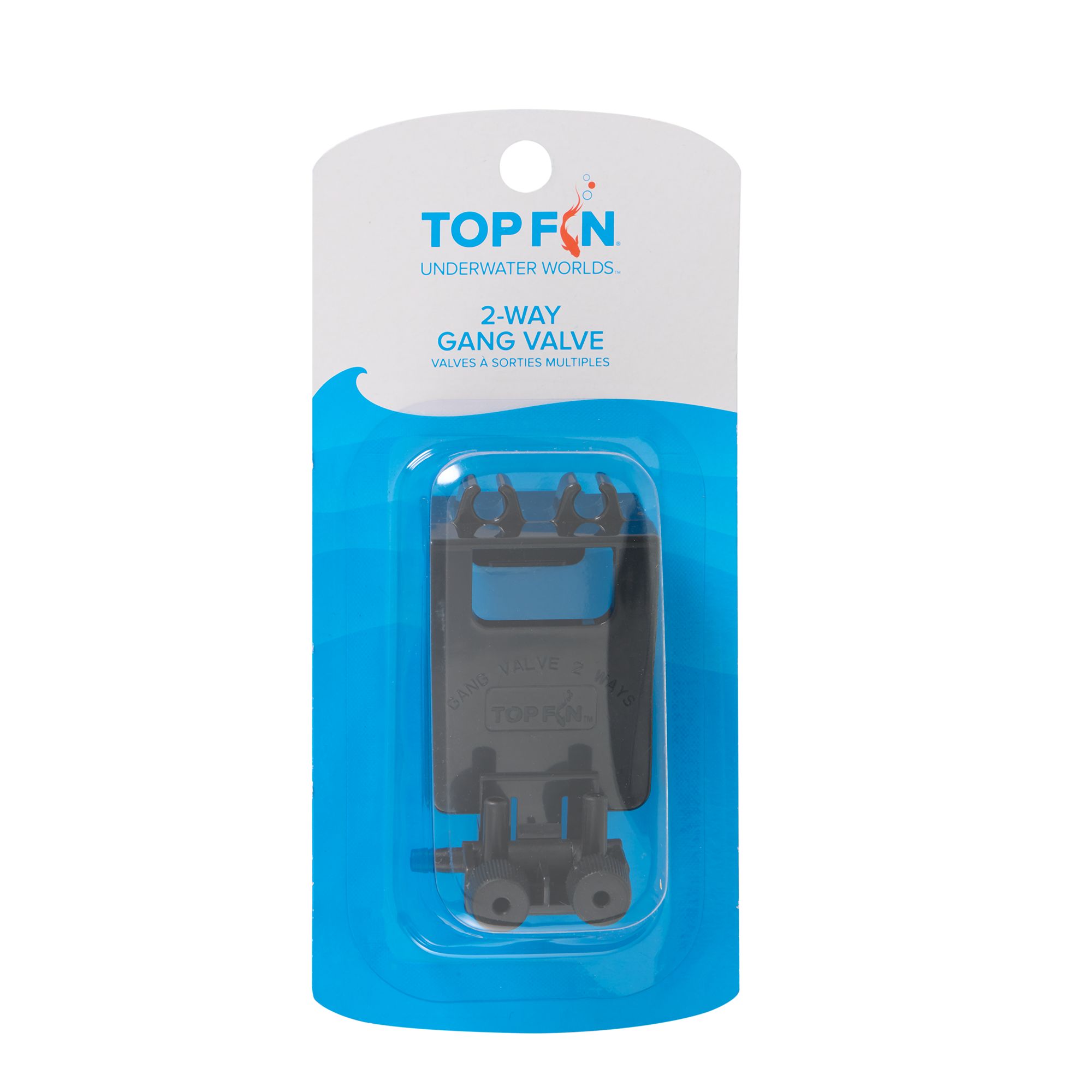 Top Fin® 2-Way Aquarium Gang Valve