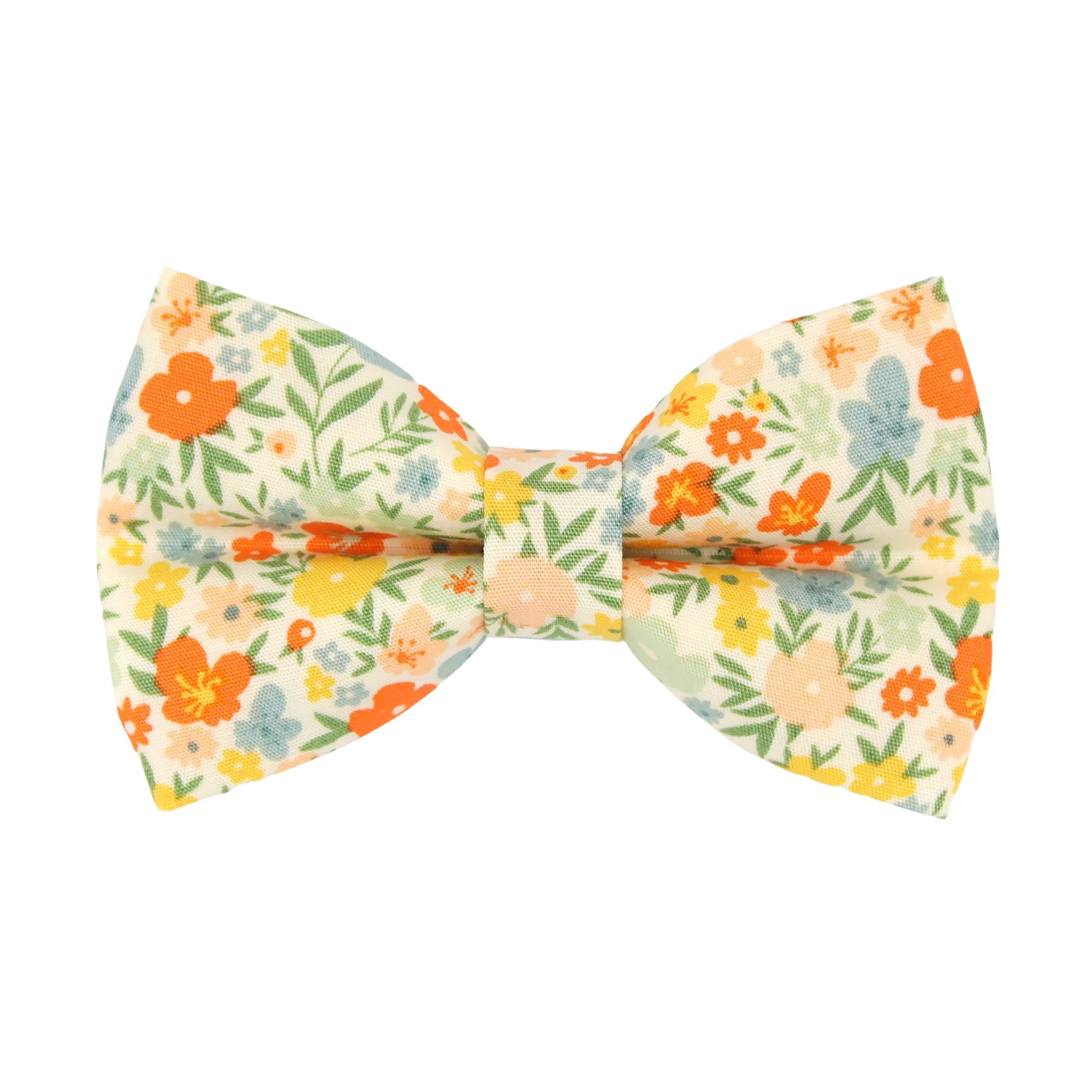 Made By Cleo® Aurora Yellow Floral Cat Bow Tie
